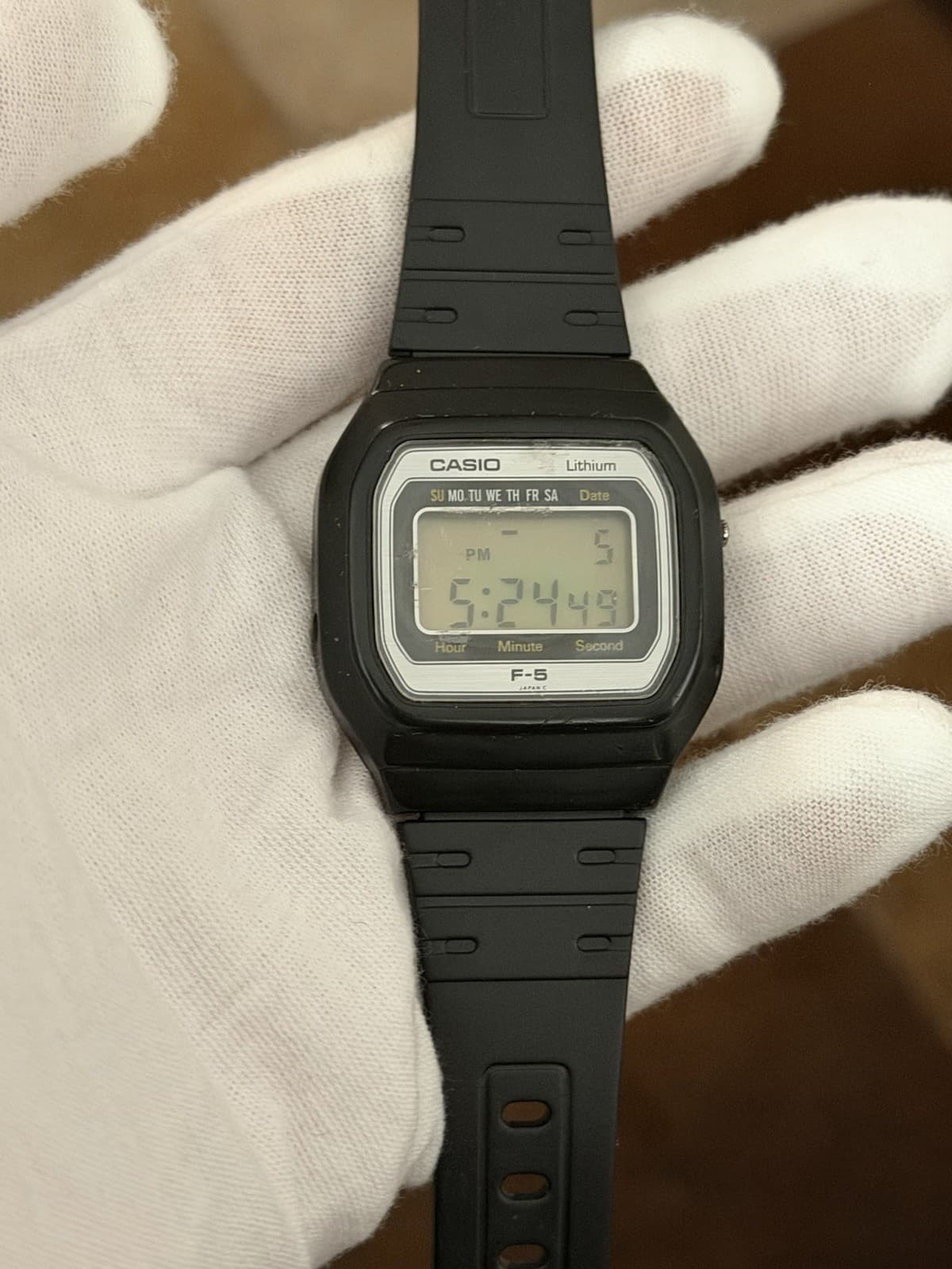 Rare Vintage Casio F-5 Men’s Digital Sports Watch JDM 1970s Module 58 - Image 1