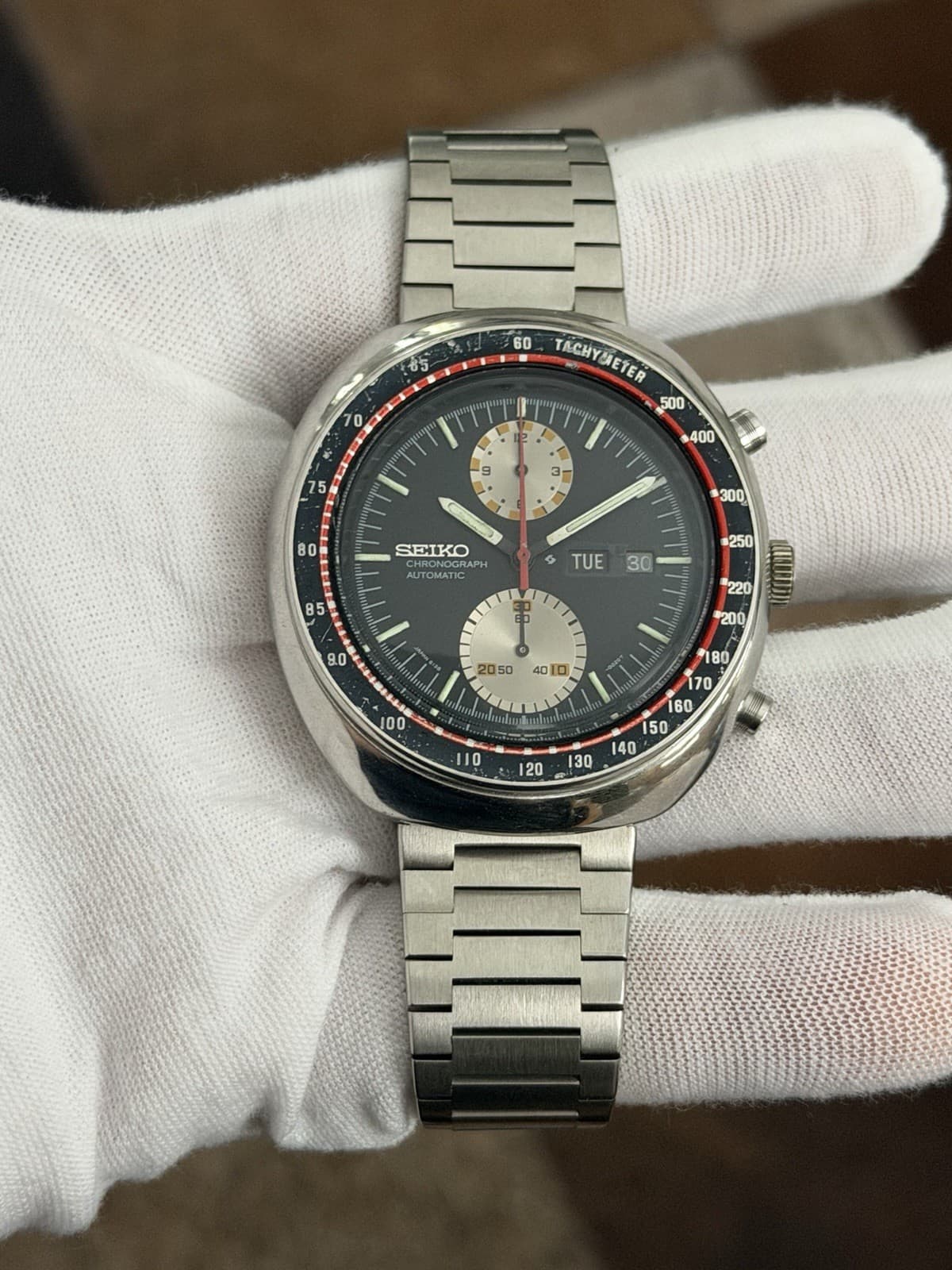 Rare Vintage Seiko Speedtimer UFO 6138-0011 Men’s Automatic Sports Watch JDM 70s