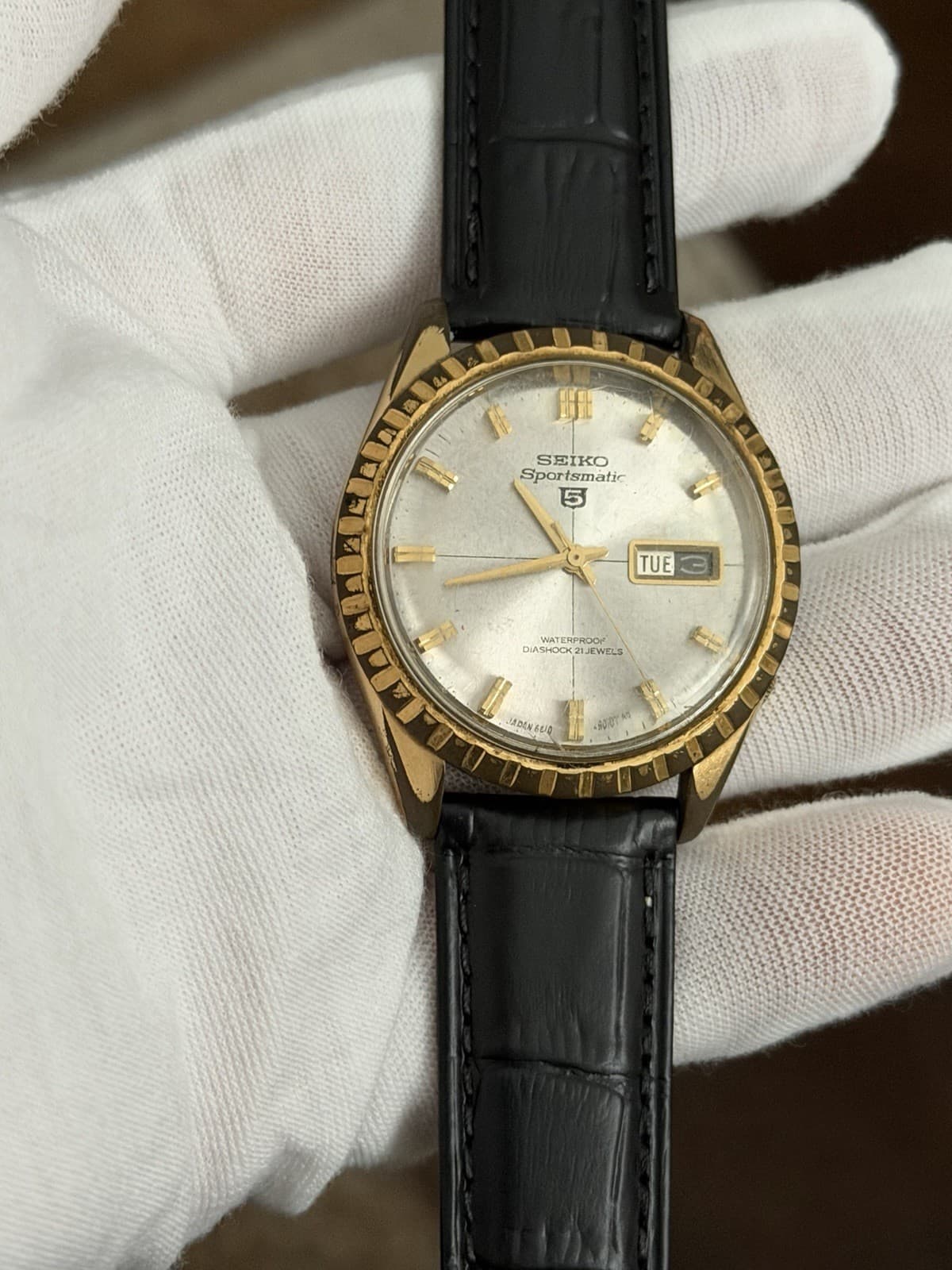 Rare Vintage Seiko 5 Sportsmatic 6619-9000 Men’s Automatic Dress Watch JDM 1960s