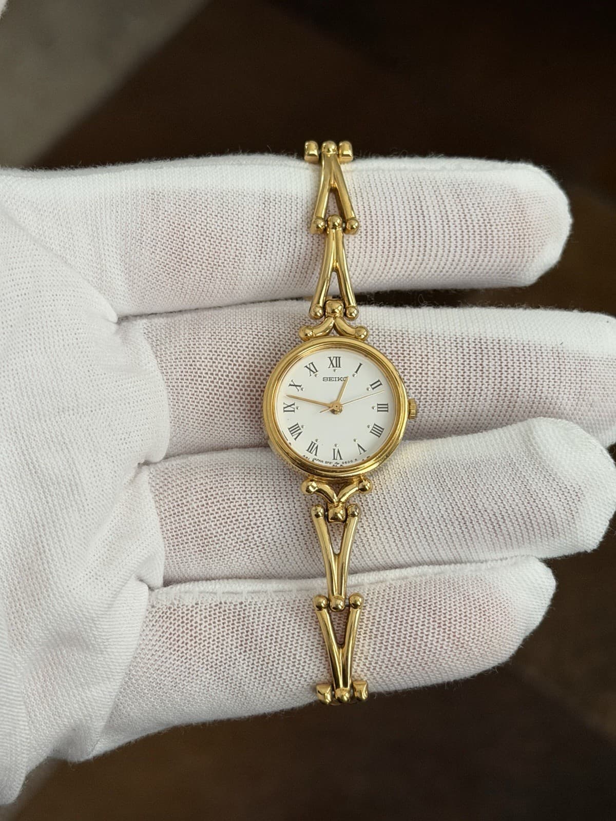 Rare Vintage Seiko 2P21-0190 Ladies Fancy Classic Bracelet Dress Watch JDM 1980s - Image 1