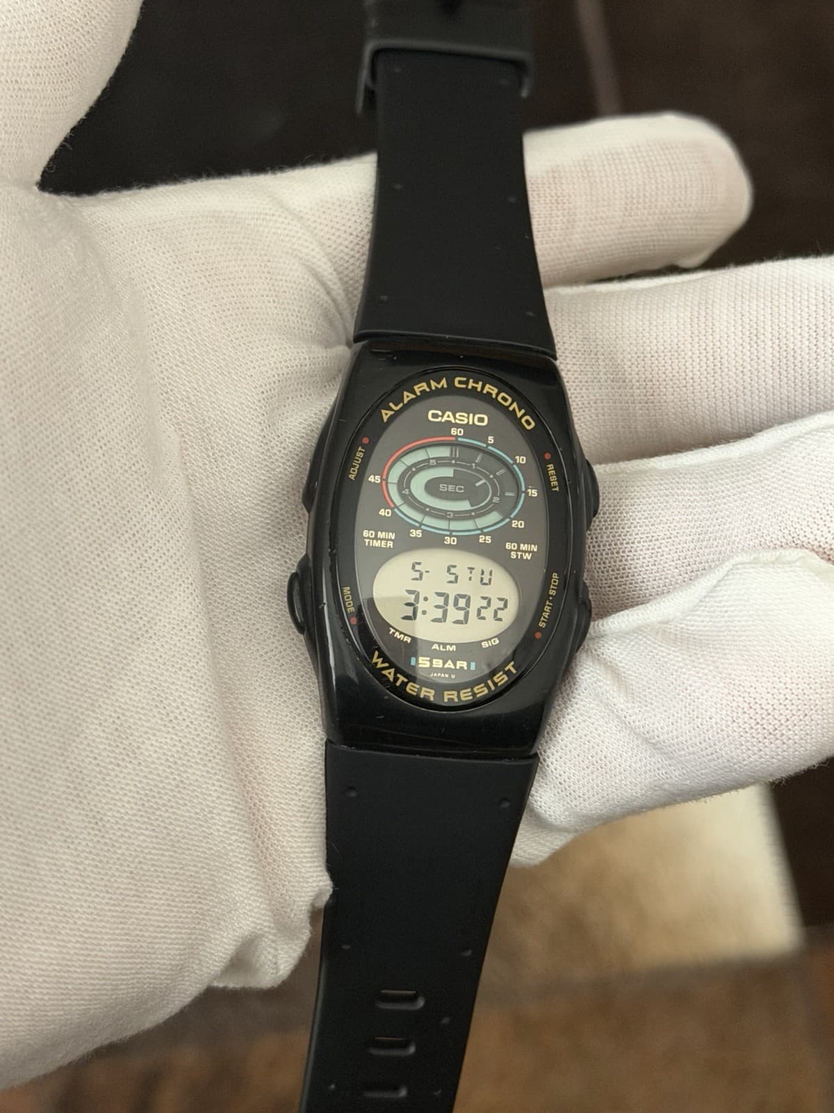 Rare Vintage Casio W-90 Men’s Digital Sports Watch Module 864 JDM 1980s - Image 1