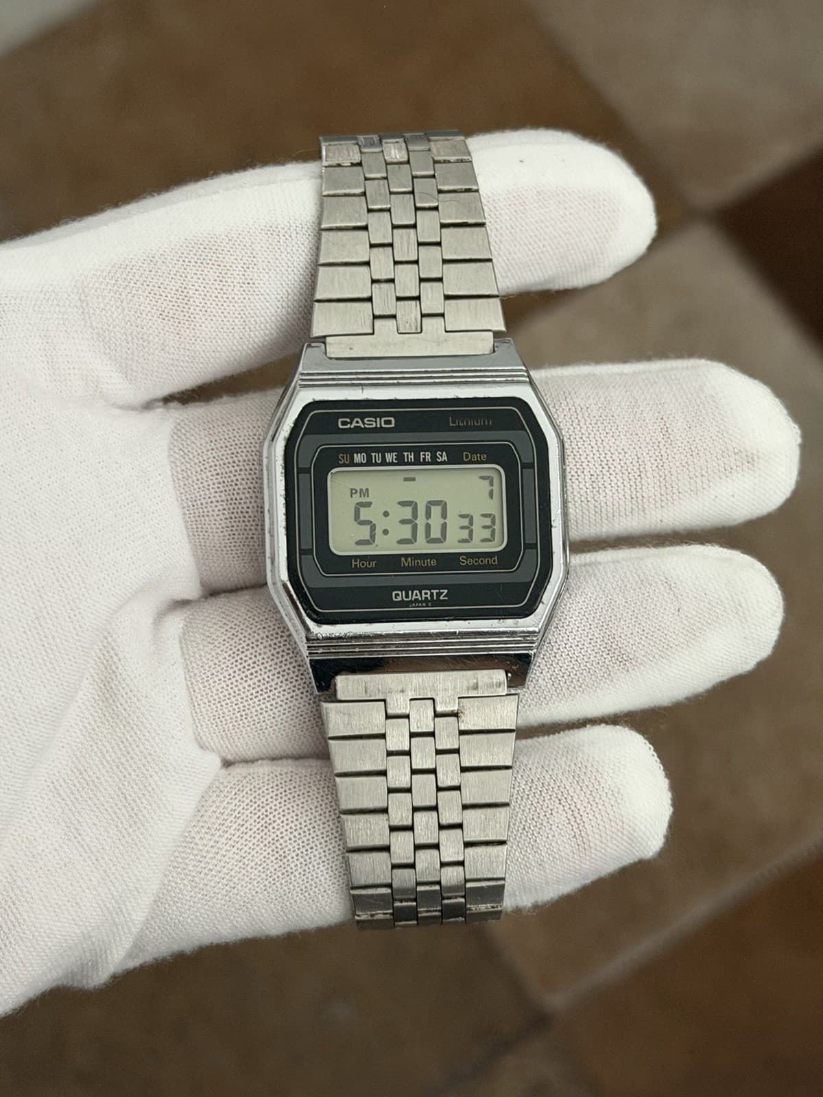 Rare Vintage Casio B817 Men’s Digital Sports Watch Module 155 JDM 1980s - Image 1