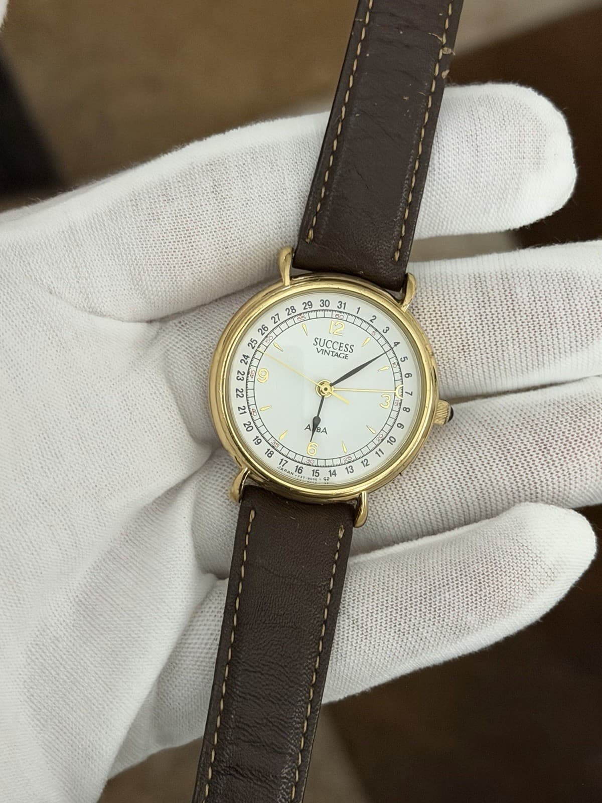 Rare Vintage Seiko Alba Success V337-6010 Men’s Quartz Dress Watch JDM 1980s - Image 1