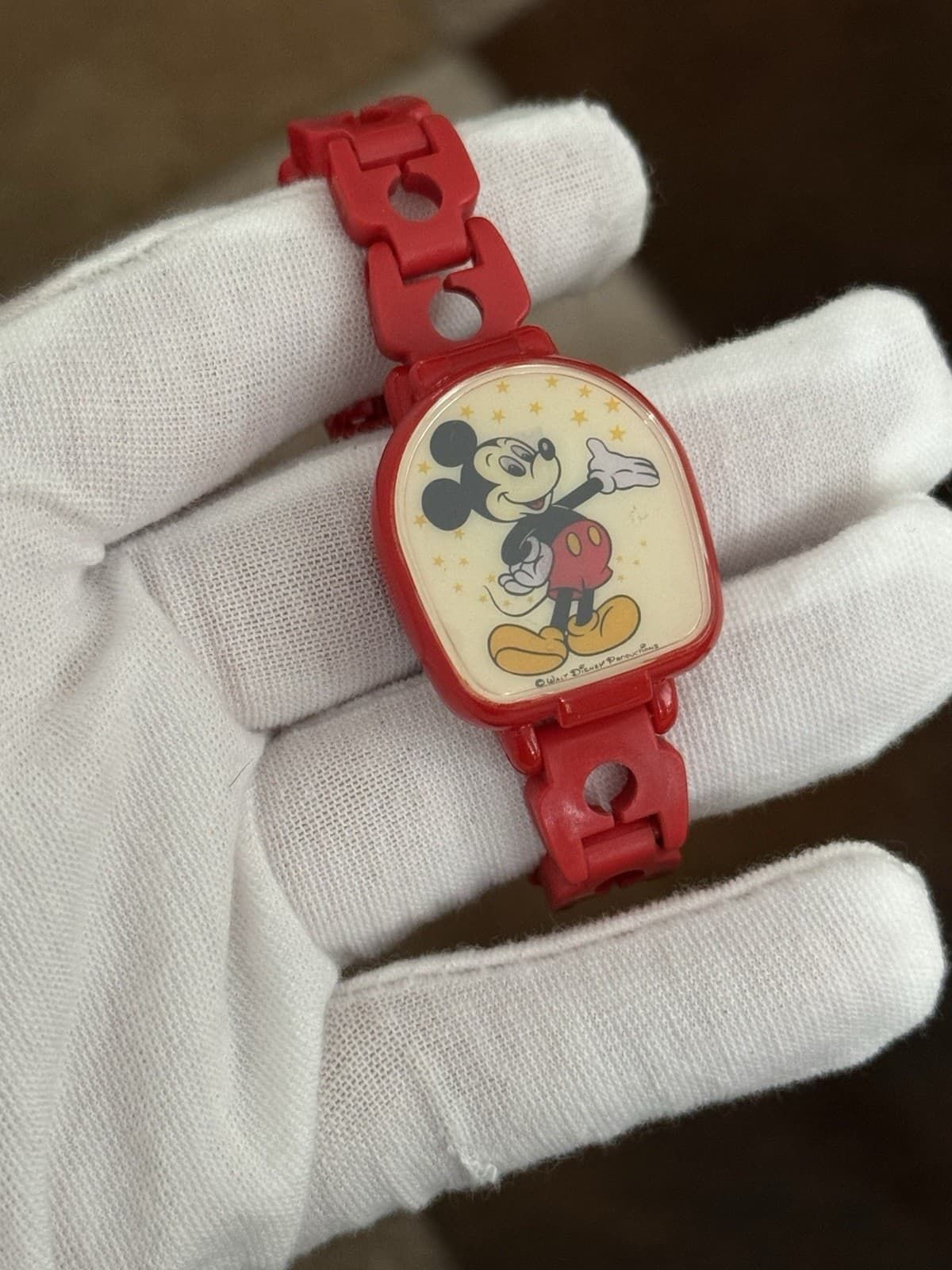 Vintage Seiko Alba Disney Mickey Mouse Flip Top Digital Watch Y800-4120 JDM 70s - Image 1