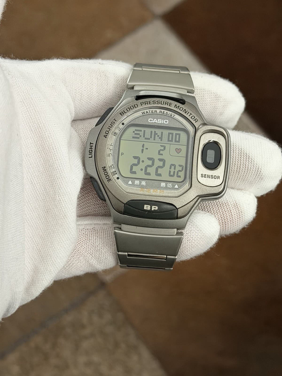 Rare Vintage Casio BP-1B Blood Pressure Monitor Men’s Digital Sports Watch JDM - Image 1