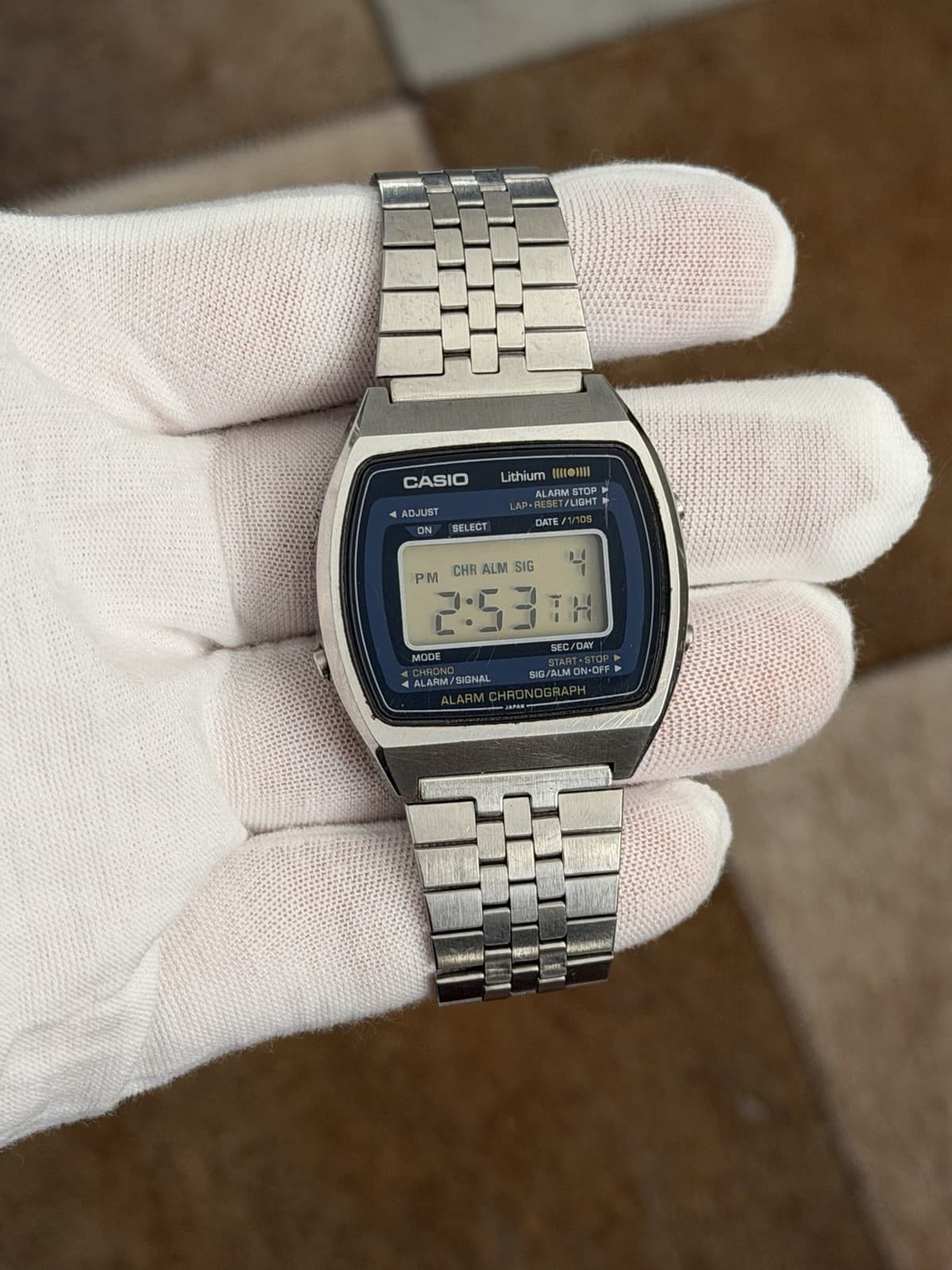 Rare Vintage Casio A850 Men’s Alarm Chronograph Digital Sports Watch JDM 1970s - Image 1