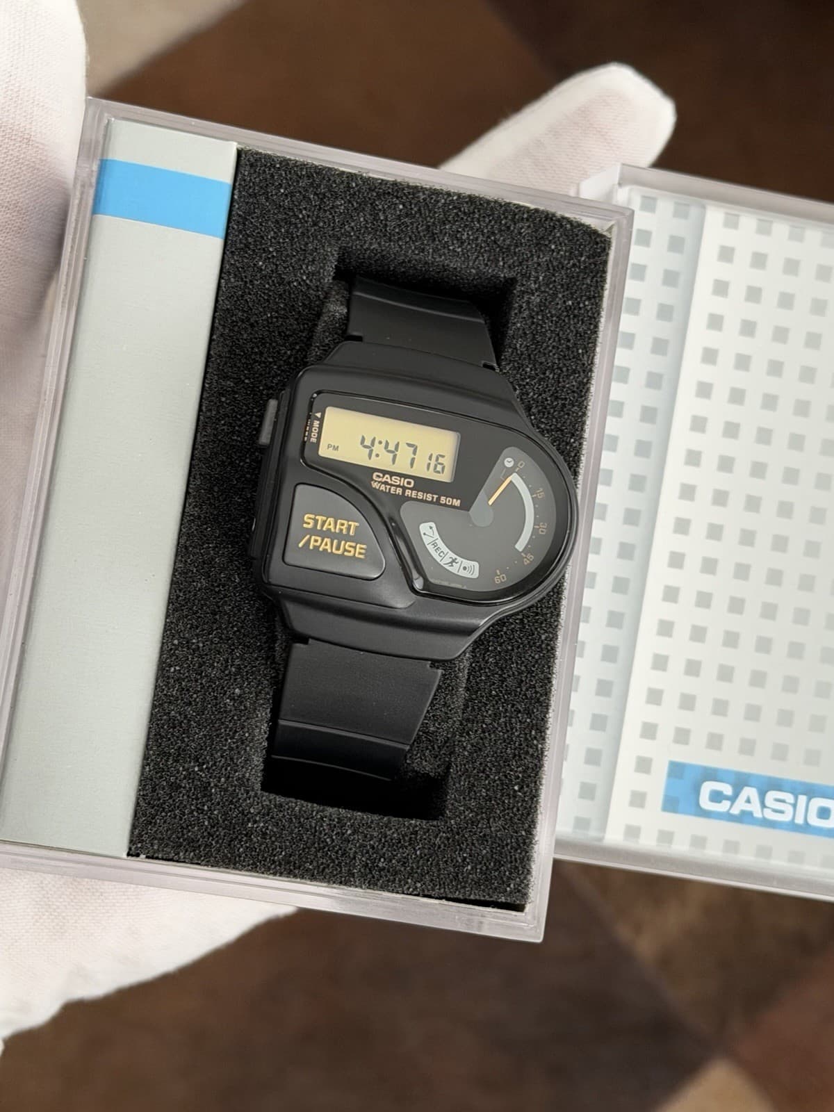 Rare Vintage Casio Exercise Gauge WM-11 Men’s Digital Sports Watch JDM 1980s - Image 1