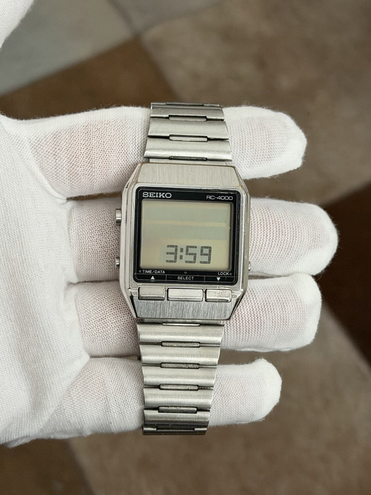 Rare Vintage Seiko RC-4000 Men’s Digital Computer Data Sports Watch JDM 1980s - Image 1