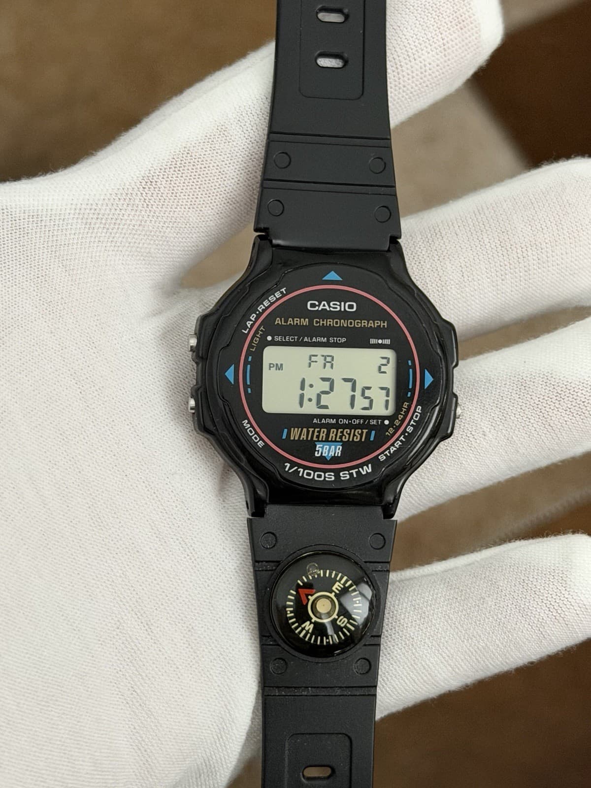 Rare Vintage Casio W-78 Men’s Digital Alarm Chronograph Sports Watch JDM 1980s - Image 1
