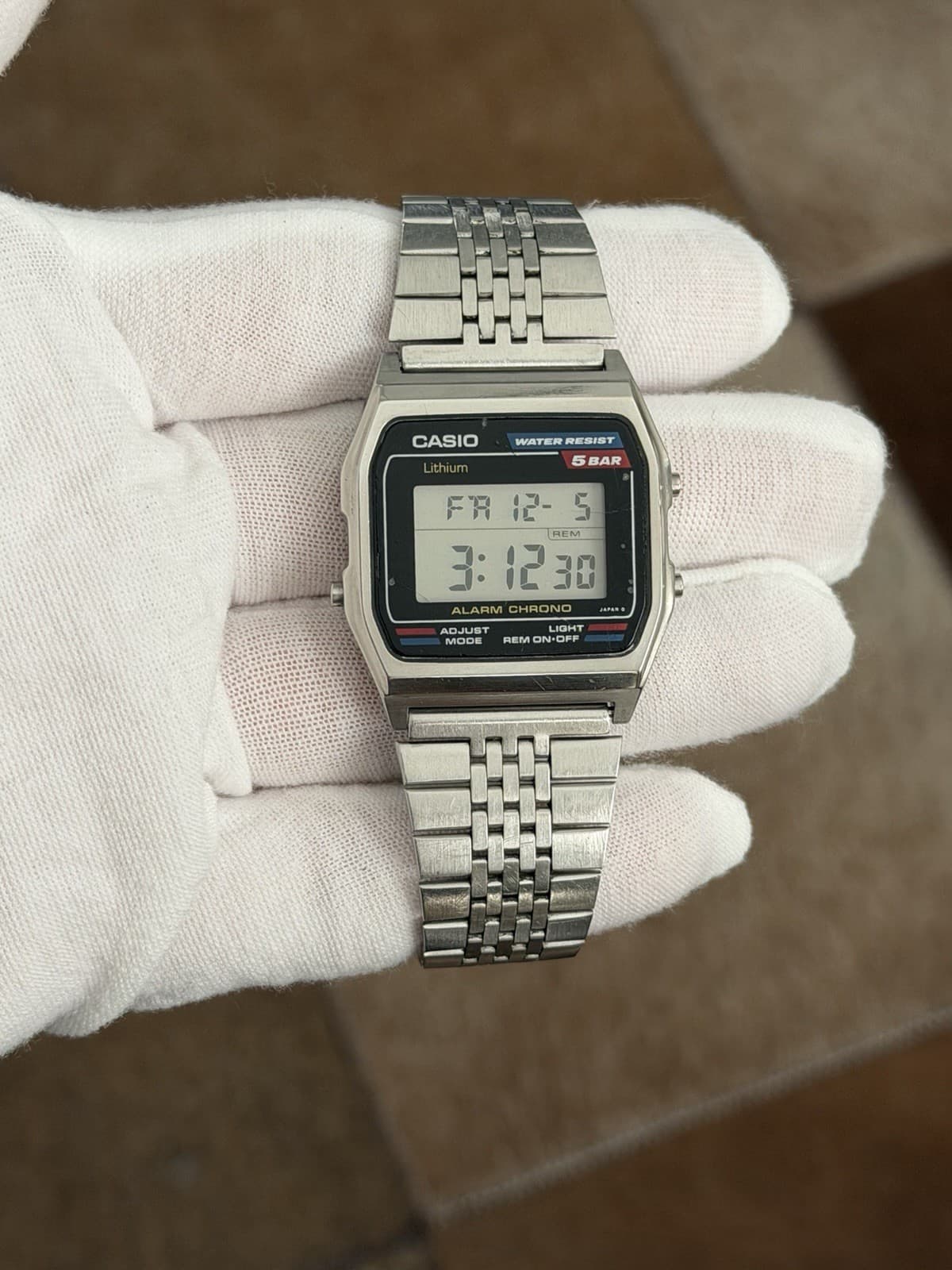 Rare Vintage Casio W-38 Men’s Digital Sports Watch Module 549 JDM 1980s - Image 1