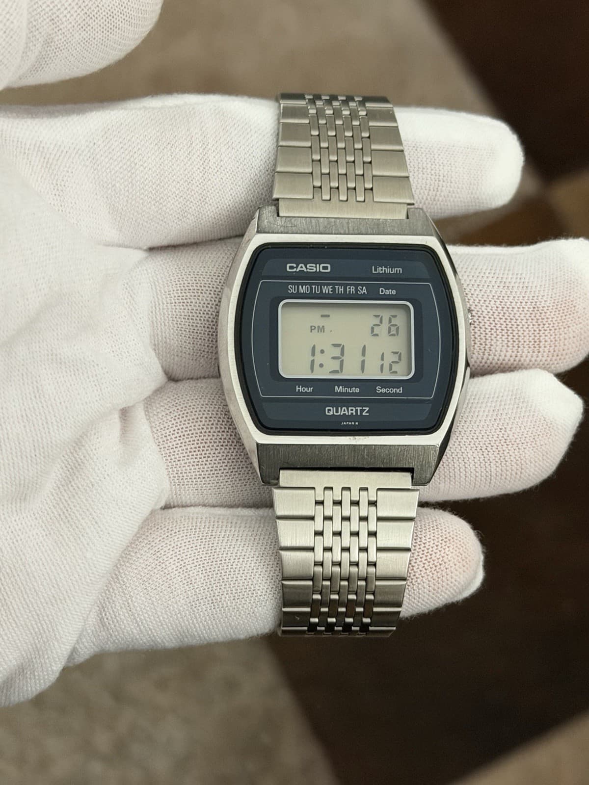 Rare Vintage Casio B812 Men’s Digital Sports Watch Module 58 JDM 1970s - Image 1