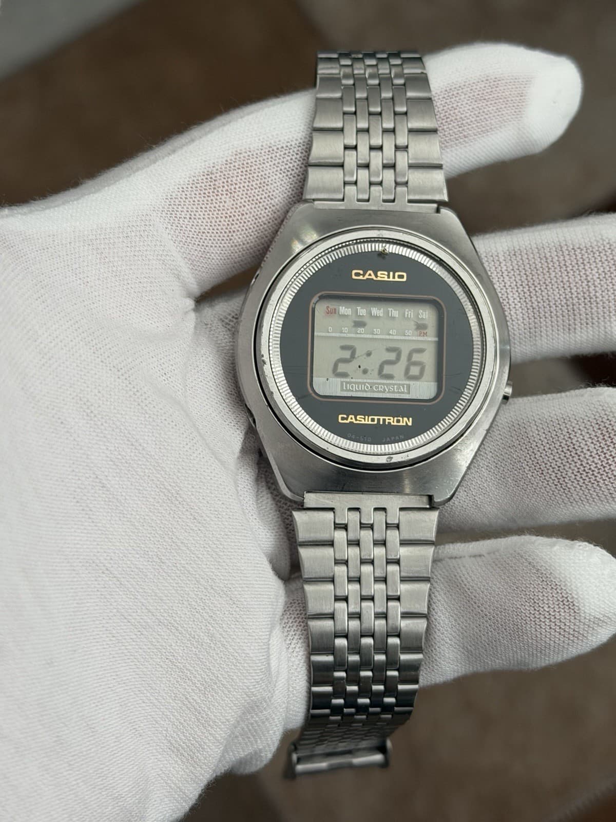 Rare Vintage Casio Casiotron 04-504 Men’s Digital Sports Watch JDM 1970s - Image 1