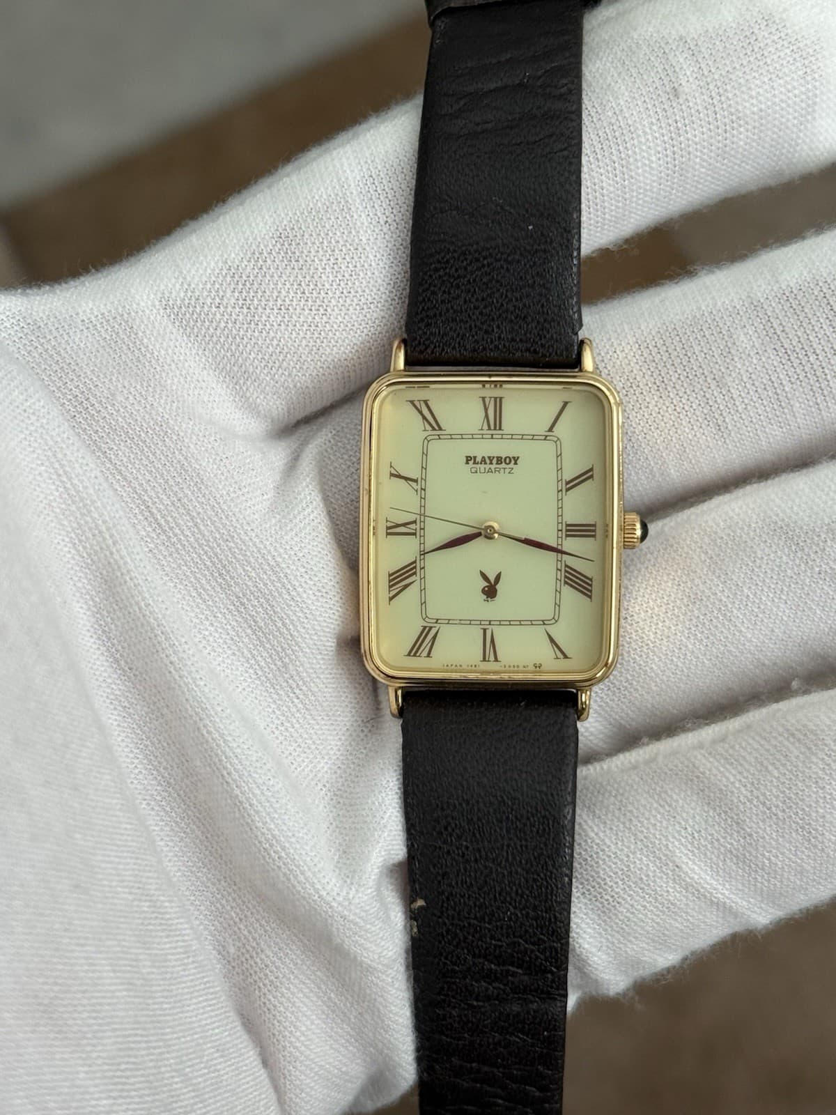 Rare Vintage Seiko x Playboy Y481-5920 Men’s Quartz Dress Watch JDM 1980s - Image 1