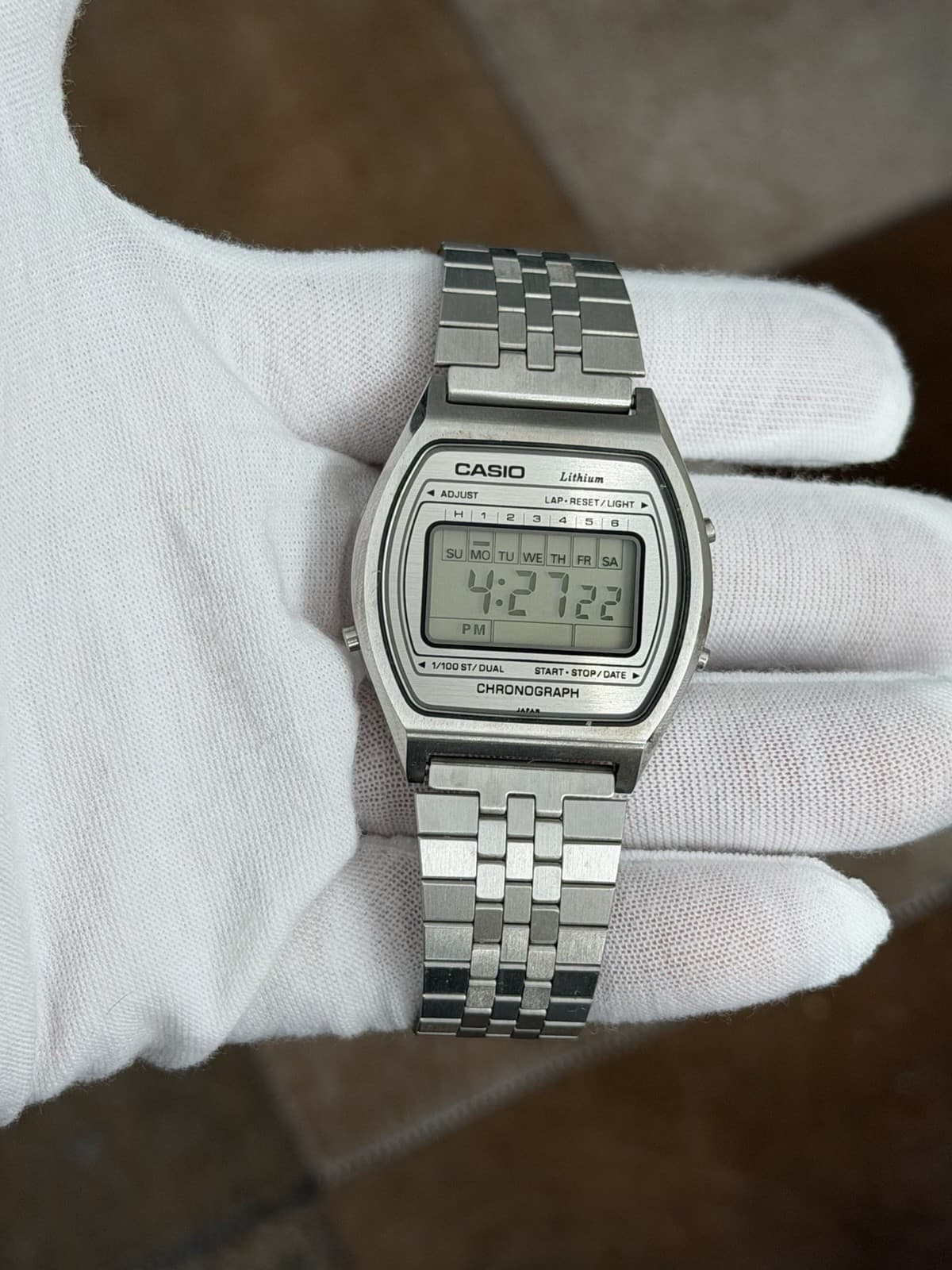 Rare Vintage Casio 95QS-36 Men’s Digital Chronograph Sports Watch JDM 1970s - Image 1