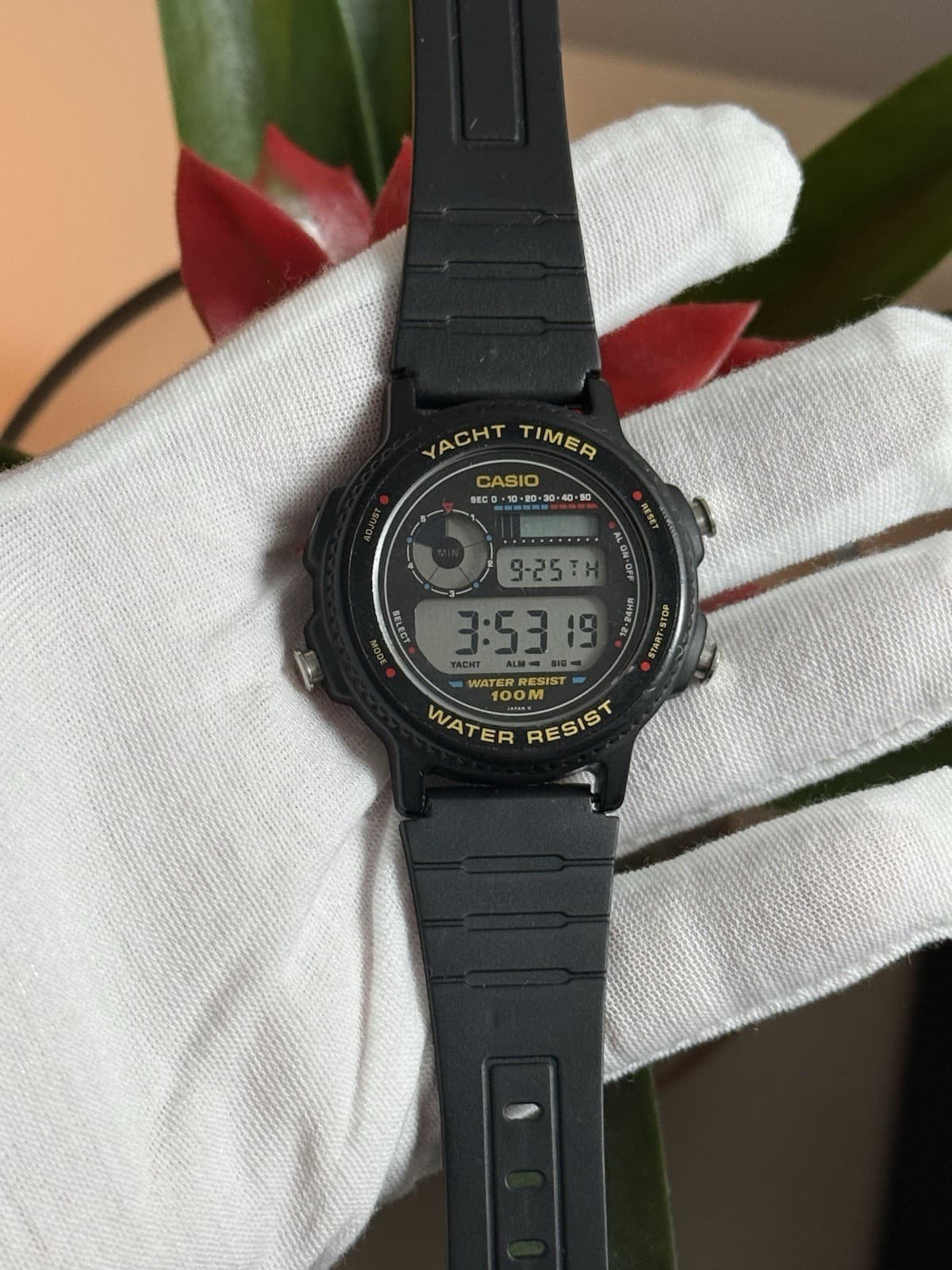 Rare Vintage Casio Yacht Timer TRW-31 Men’s Digital Sports Watch JDM 1980s - Image 1