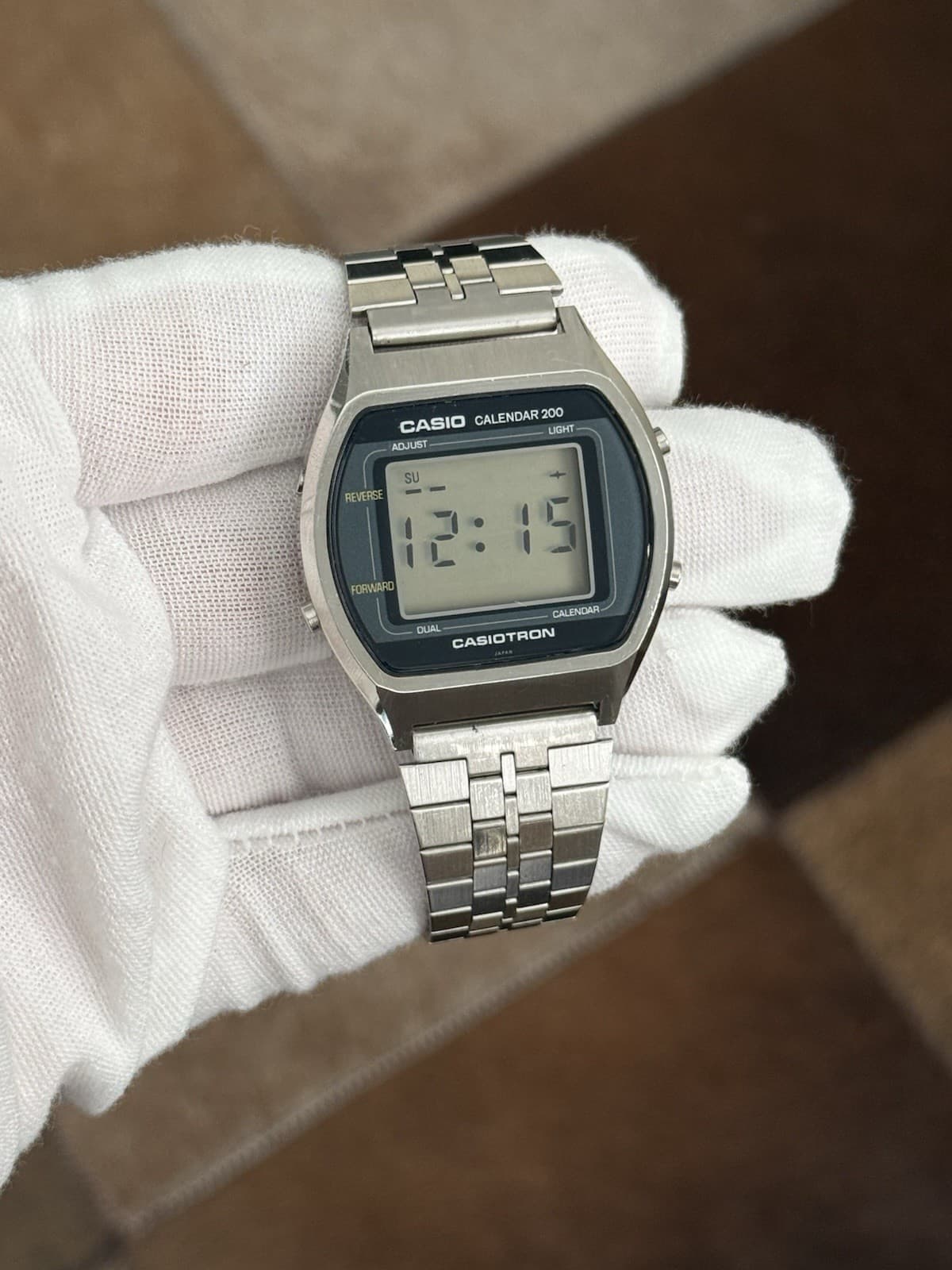 Rare Vintage Casio Casiotron Calendar 200 47CS-23 Men’s Digital Watch JDM 1970s
