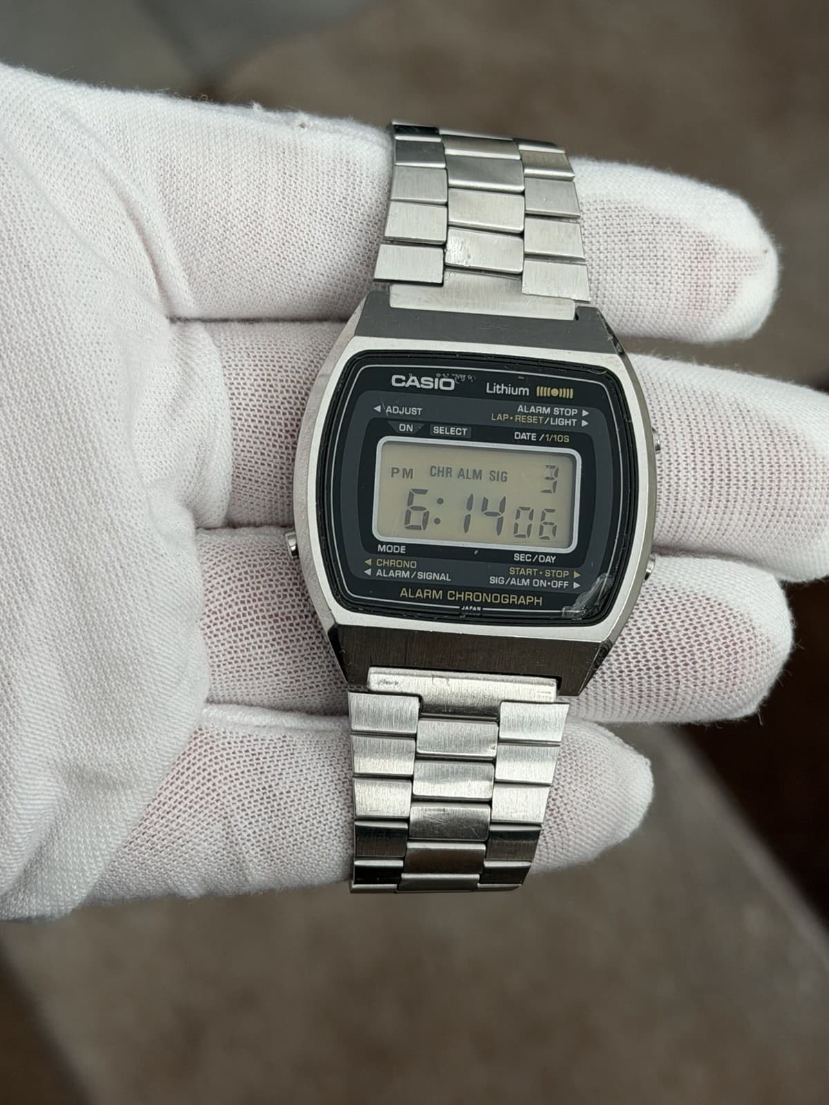 Rare Vintage Casio S007 Men’s Alarm Chronograph Digital Sports Watch JDM 1970s - Image 1