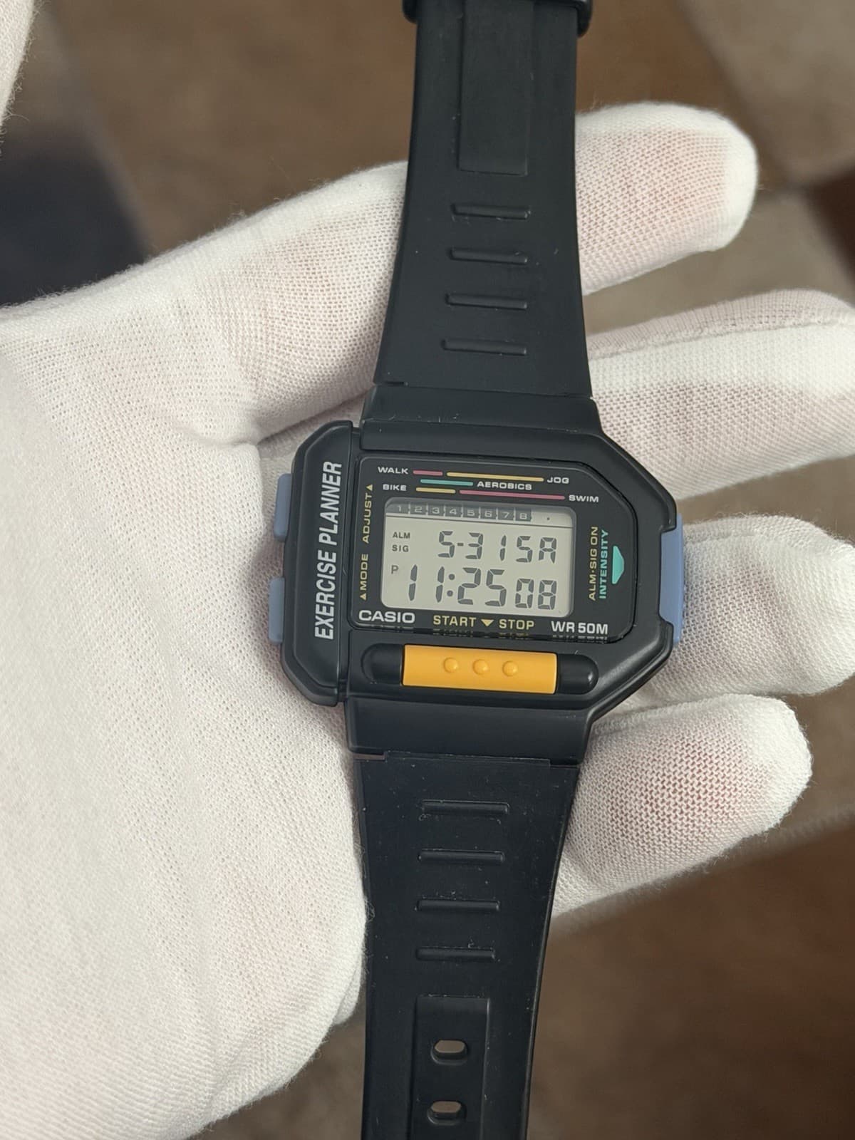 Rare Vintage Casio Exercise Planner EXP-10 Men’s Digital Sports Watch JDM 1990s - Image 1