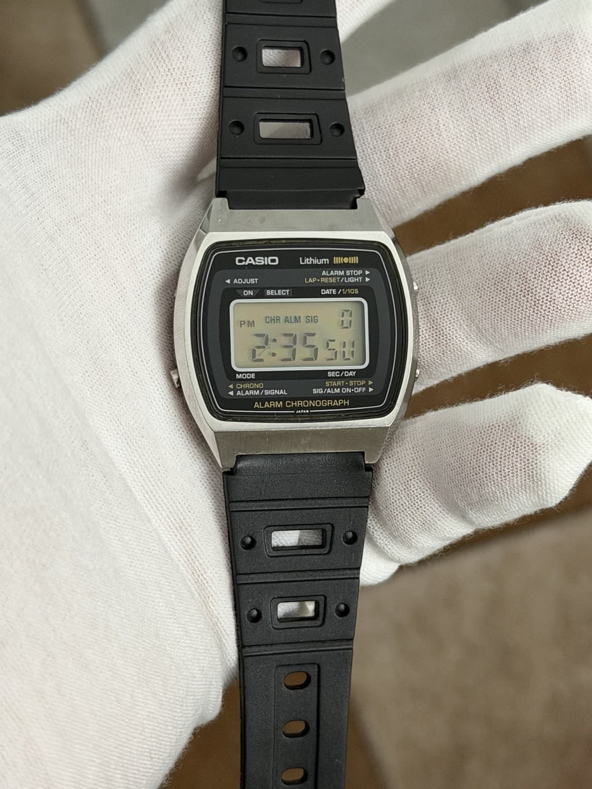 Rare Vintage Casio S007 Men’s Alarm Chronograph Digital Sports Watch JDM 1970s - Image 1