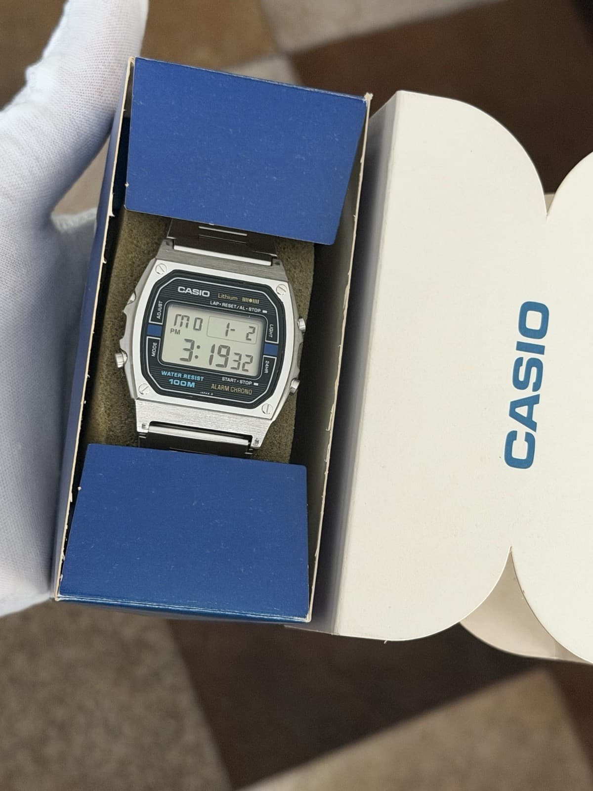 Rare Vintage Casio W-760 Men’s Digital Alarm Chronograph Sports Watch JDM 1980s - Image 1