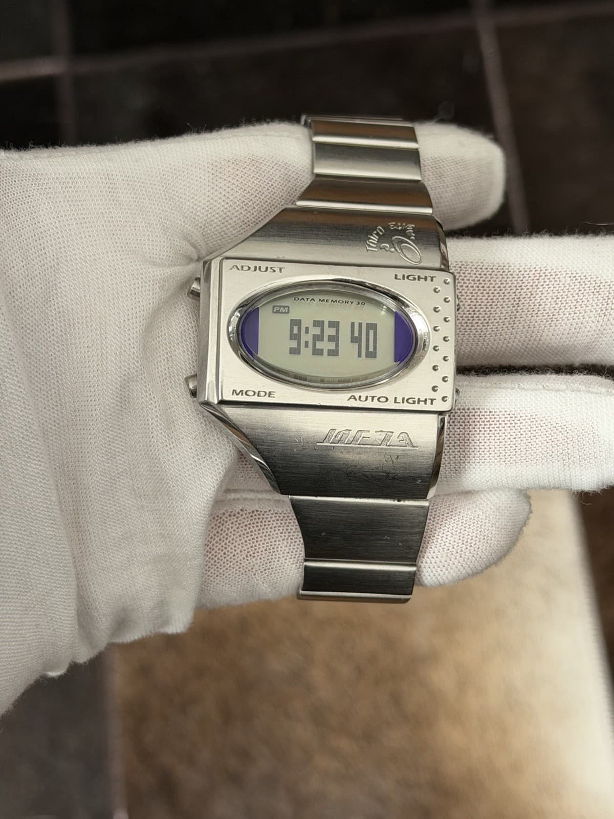 Rare Vintage Casio Meta Third Eye ME-100 Men’s Digital Sports Watch JDM 1990s - Image 1