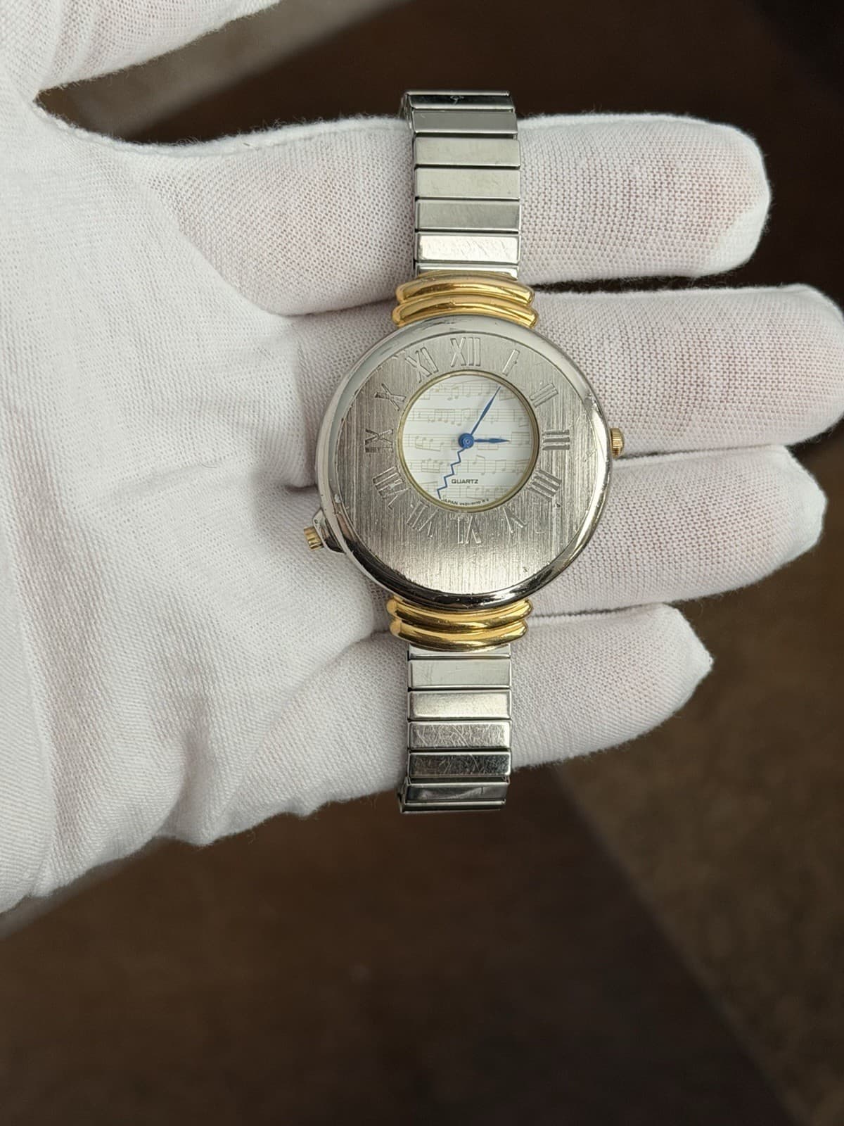 Rare Vintage Seiko Melody Quartz V421-0040 Men’s Dress Music Watch  JDM - Image 1
