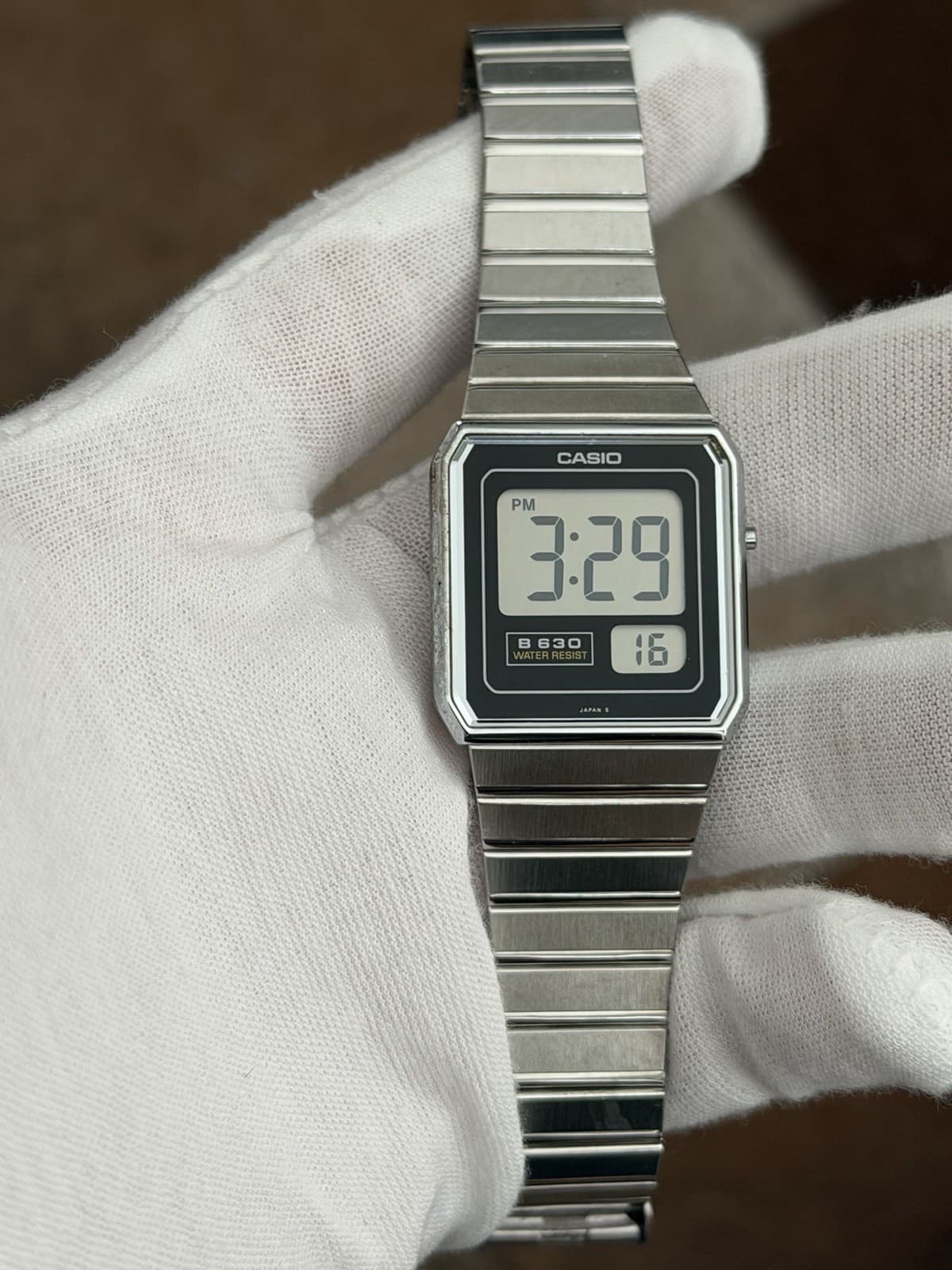 Rare Vintage Casio B630 Men’s Digital LCD Sports Watch Module 632 JDM 1980s - Image 1