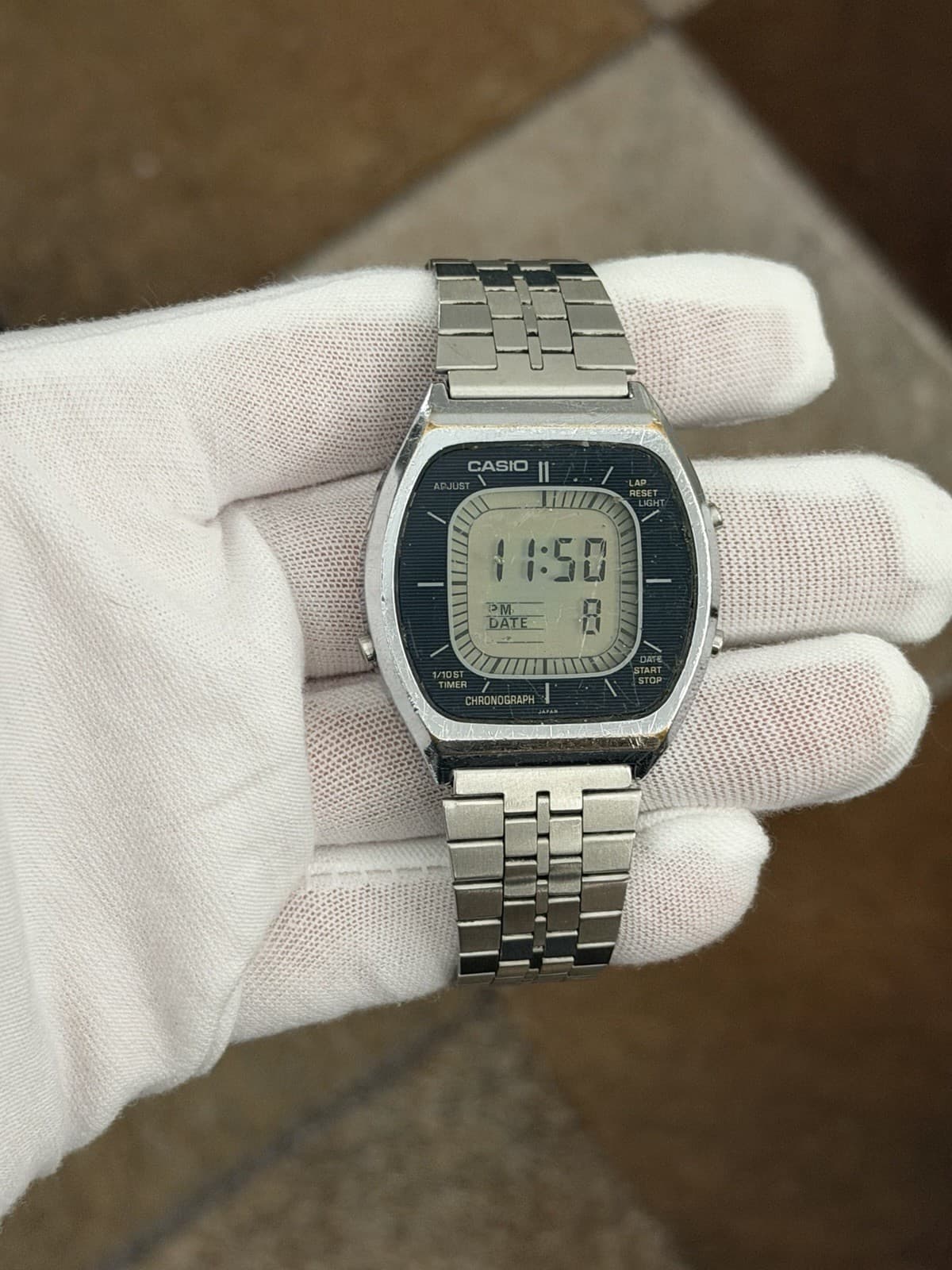 Rare Vintage Casio 56QS-38 Men’s Digital Chronograph Timer Sports Watch JDM 70s - Image 1