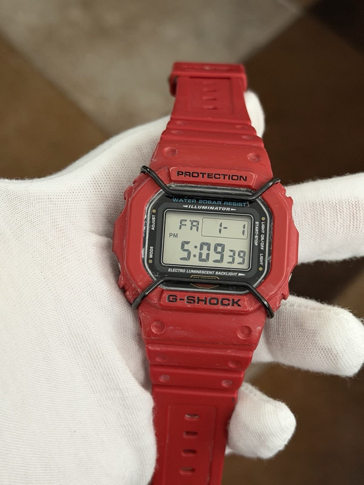 Rare Vintage Casio G-Shock DW-5600P Men’s Digital Sports Watch JDM 1990s - Image 1