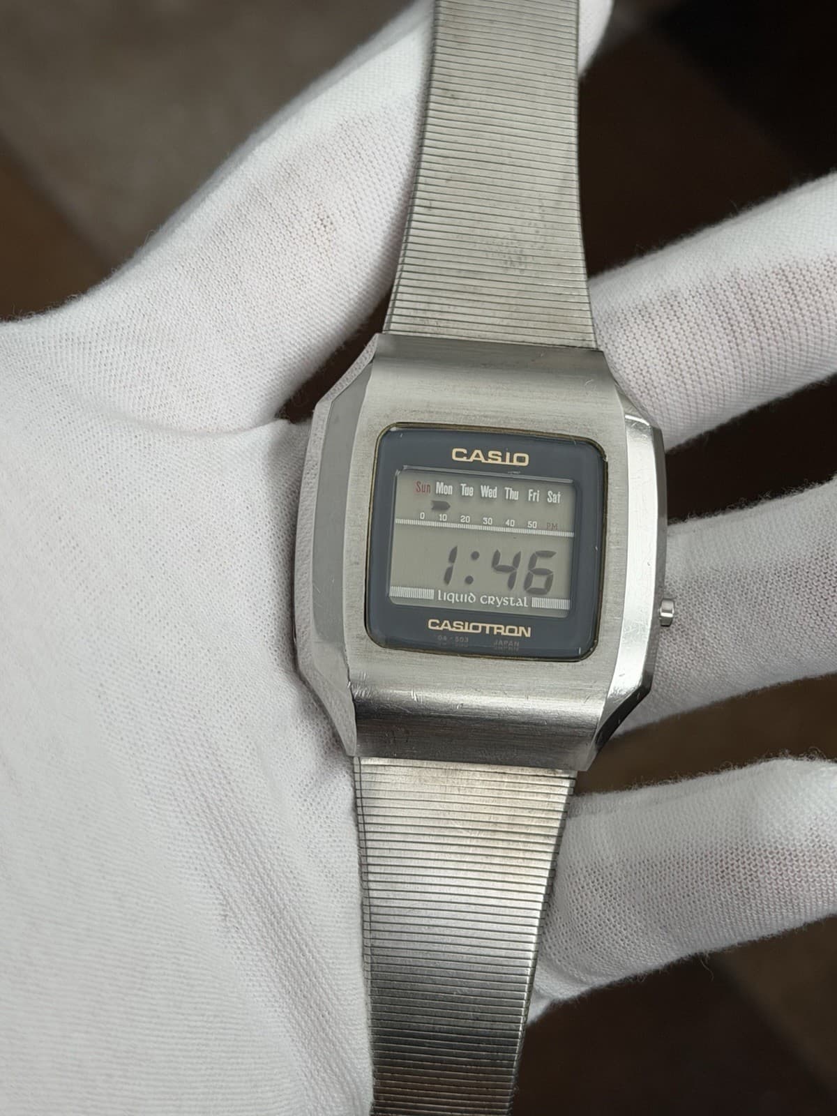 Rare Vintage Casio Casiotron 04-502 Men’s Digital Sports Watch JDM 1970s - Image 1