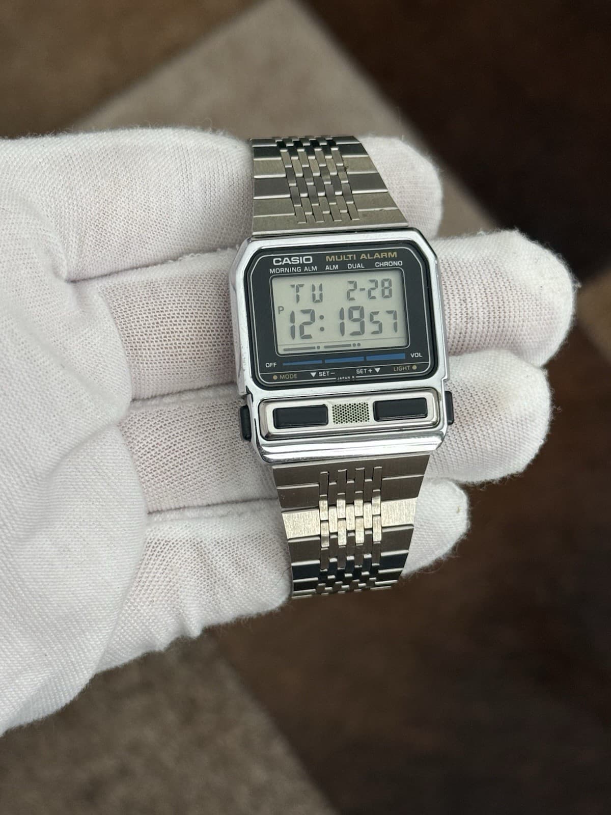 Rare Vintage Casio Multi Alarm BA-200 Men’s Digital Watch Module 462 JDM 1980s - Image 1