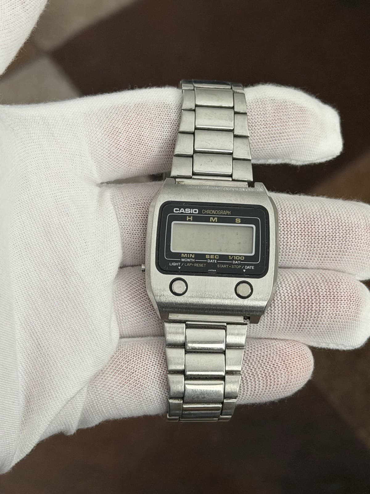 Rare Vintage Casio 55QS-24 Men’s Digital Chronograph Sports Watch JDM 1970s - Image 1