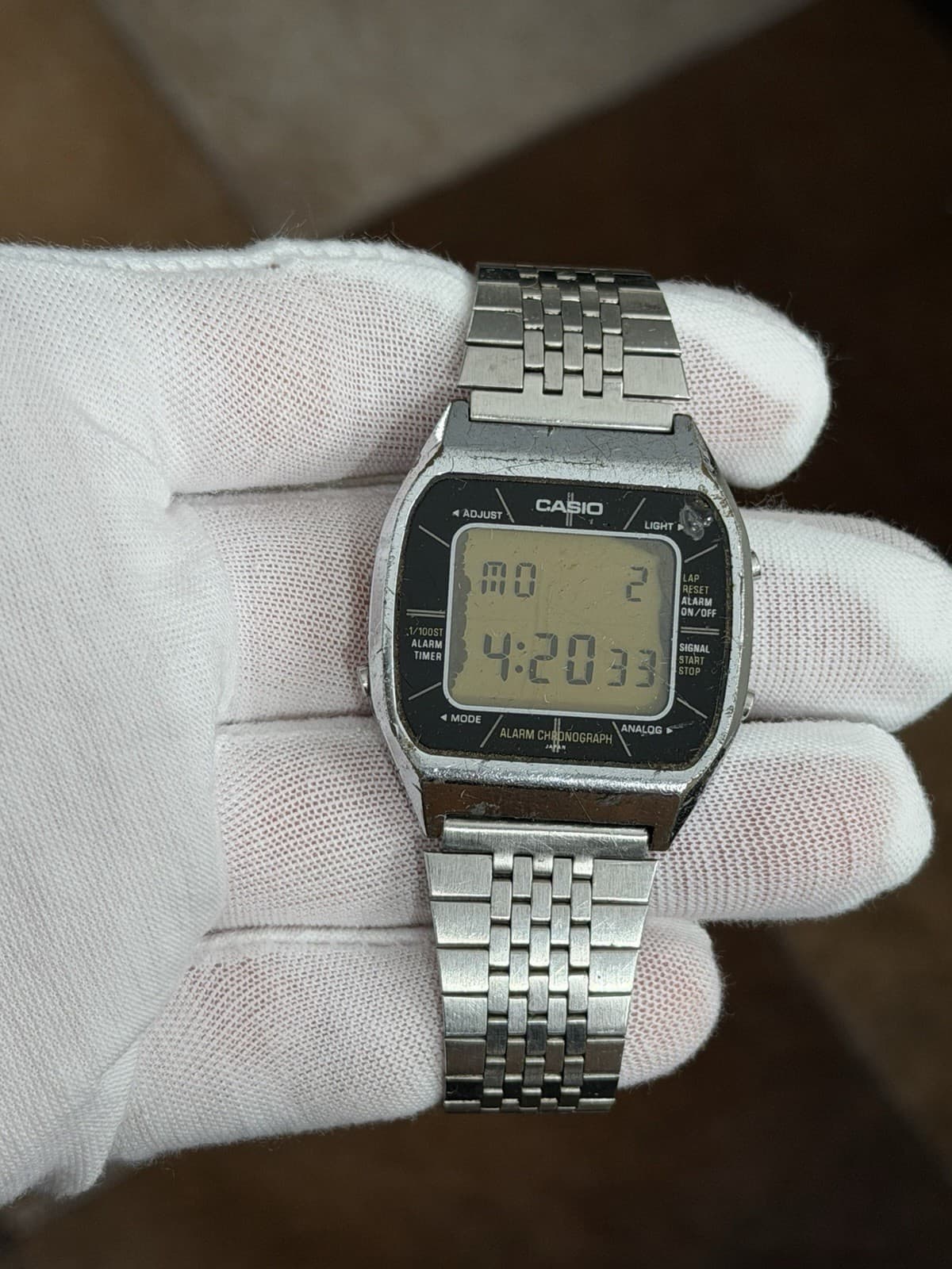 Rare Vintage Casio A201 “Blue Thunder” Men’s Digital Sports Watch JDM 1980s - Image 1