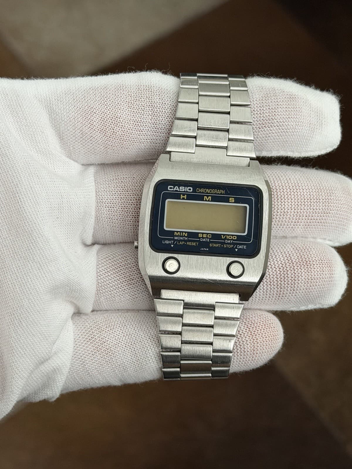 Rare Vintage Casio 55QS-24 Men’s Digital Chronograph Sports Watch JDM 1970s - Image 1