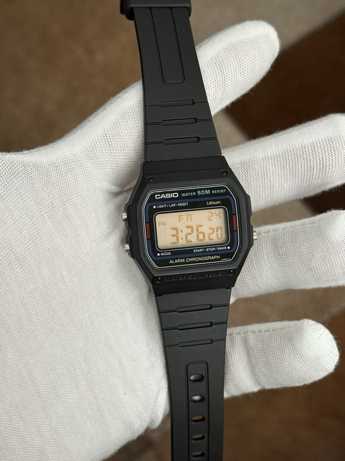 Rare Vintage Casio W-10 Alarm Chronograph Men’s Digital Sports Watch JDM 1980s - Image 1