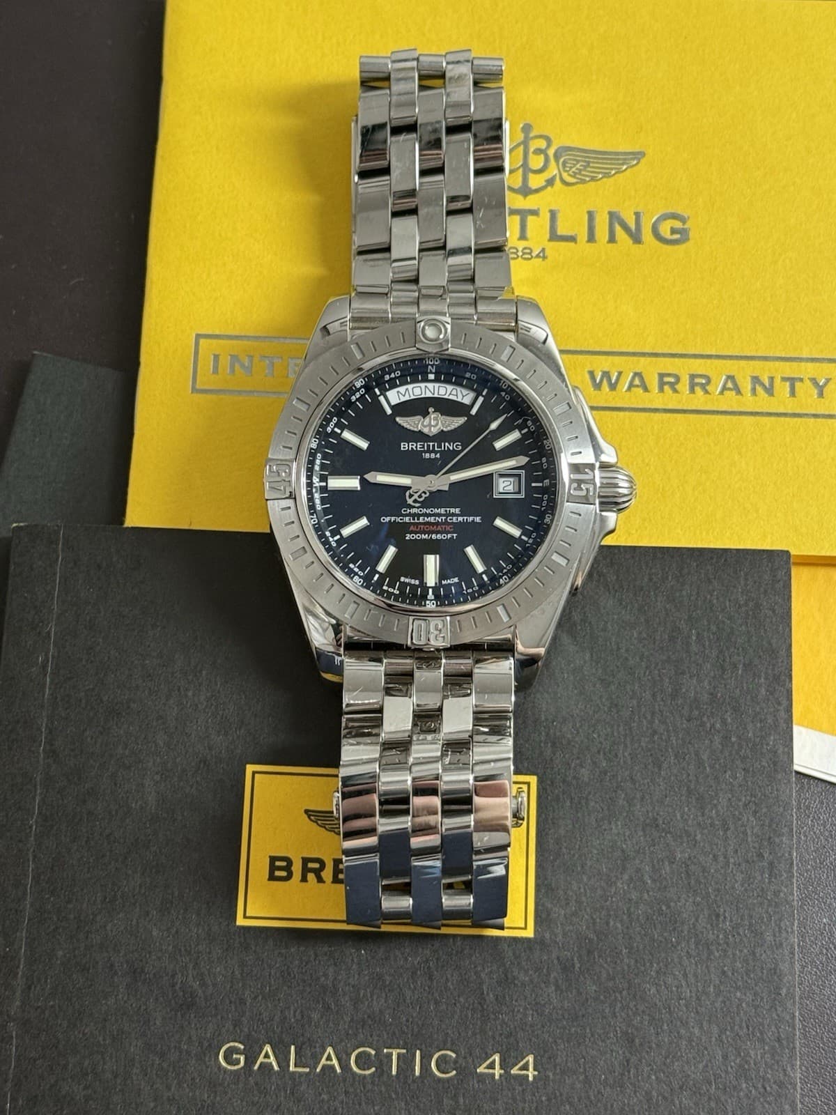 Rare Breitling Galactic 44 A45320 Limited Edition Men’s Watch 286/500 – Full Set - Image 1
