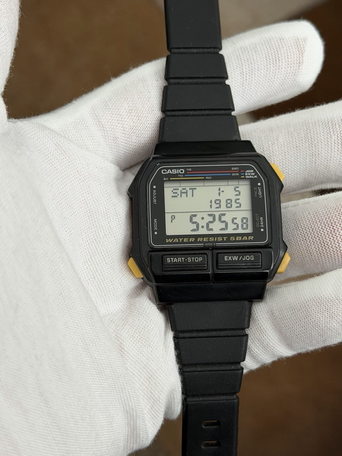 Rare Vintage Casio EXW-50 Men’s Digital Sports Watch JDM 1980s Module 611 - Image 1