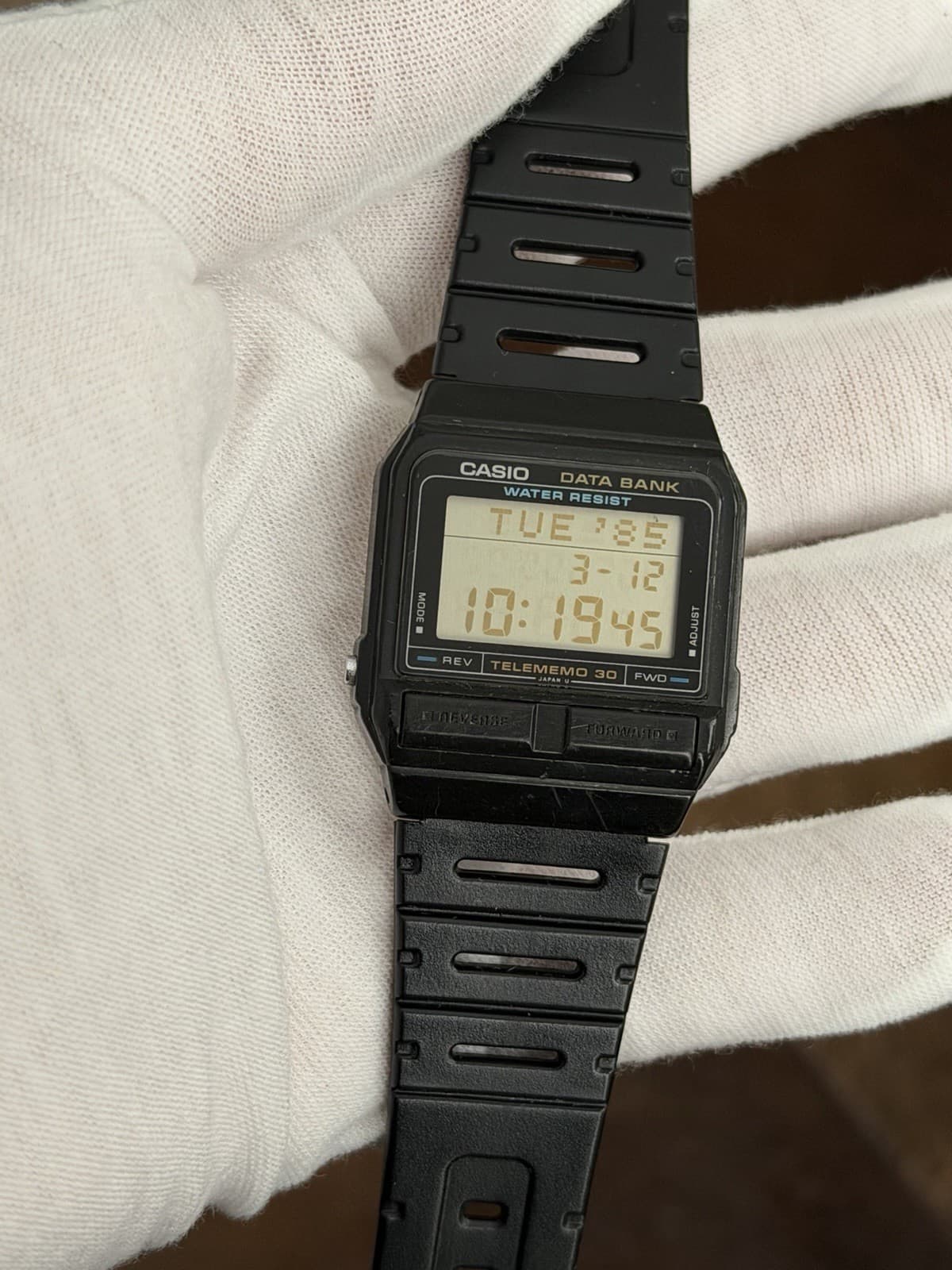 Rare Vintage Casio Data Bank Telememo 30 DB-31 Men’s Digital Watch JDM 1980s