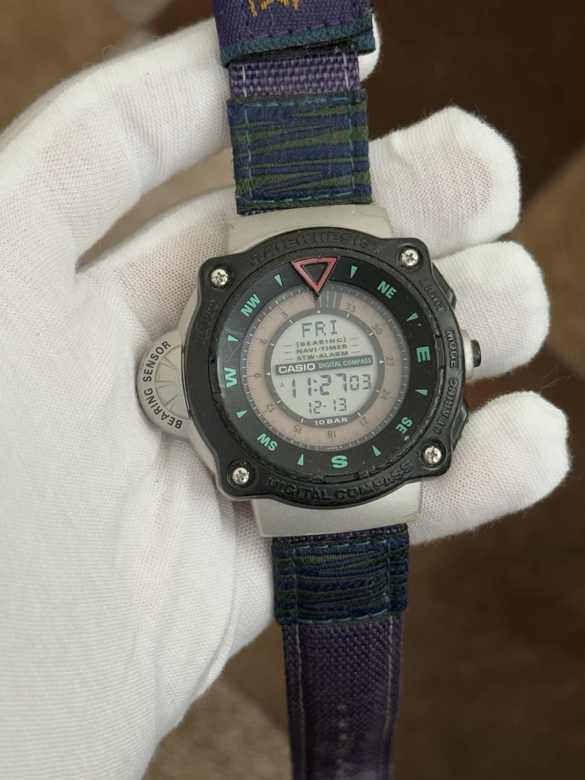 Rare Vintage Casio Pro Trek DPX-200 Men’s Digital Compass Sports Watch JDM 1990s - Image 1