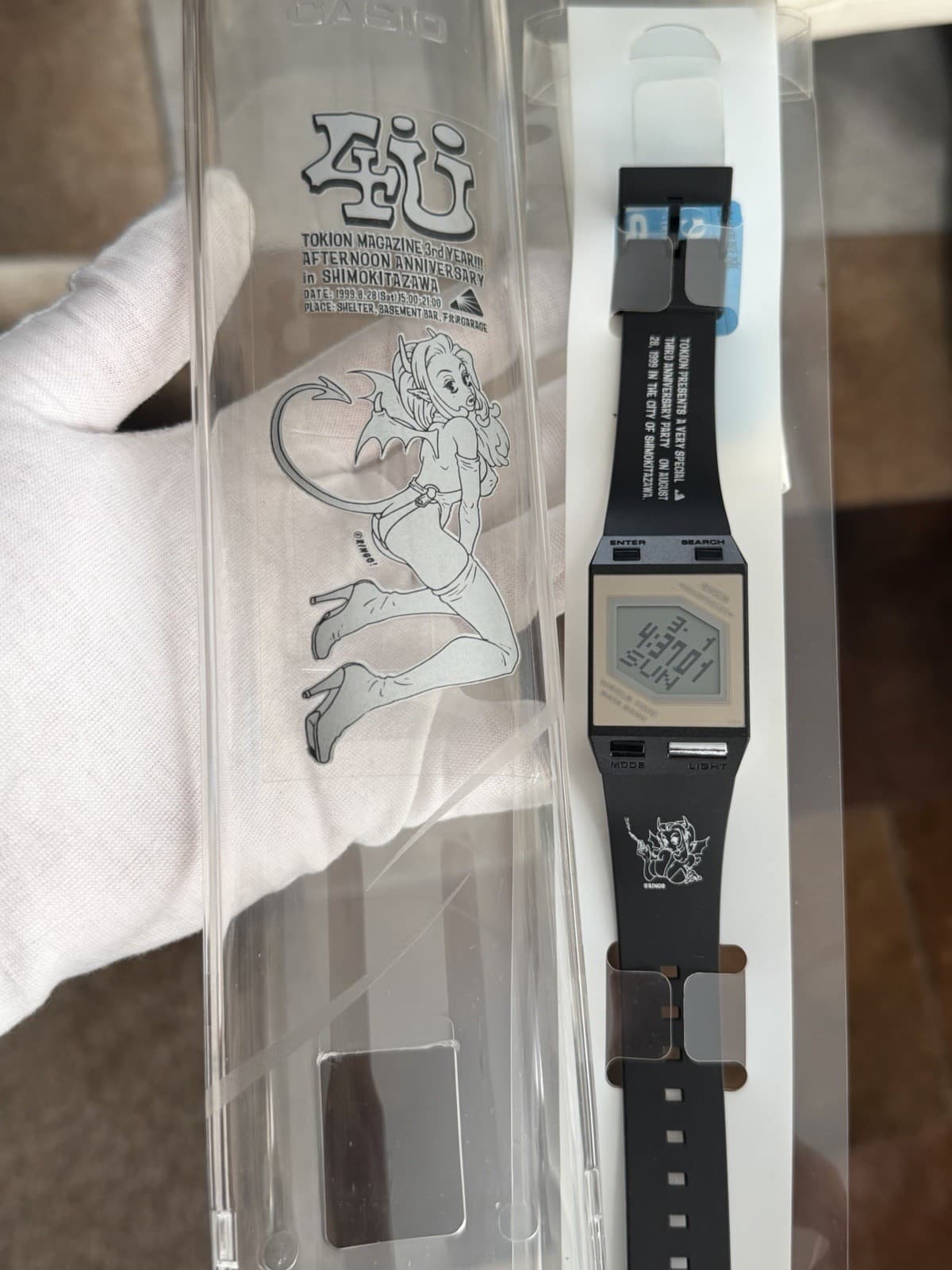 NOS Rare Vintage Casio FS-00 Tokion Magazine Collaboration Digital Watch JDM 90s - Image 1