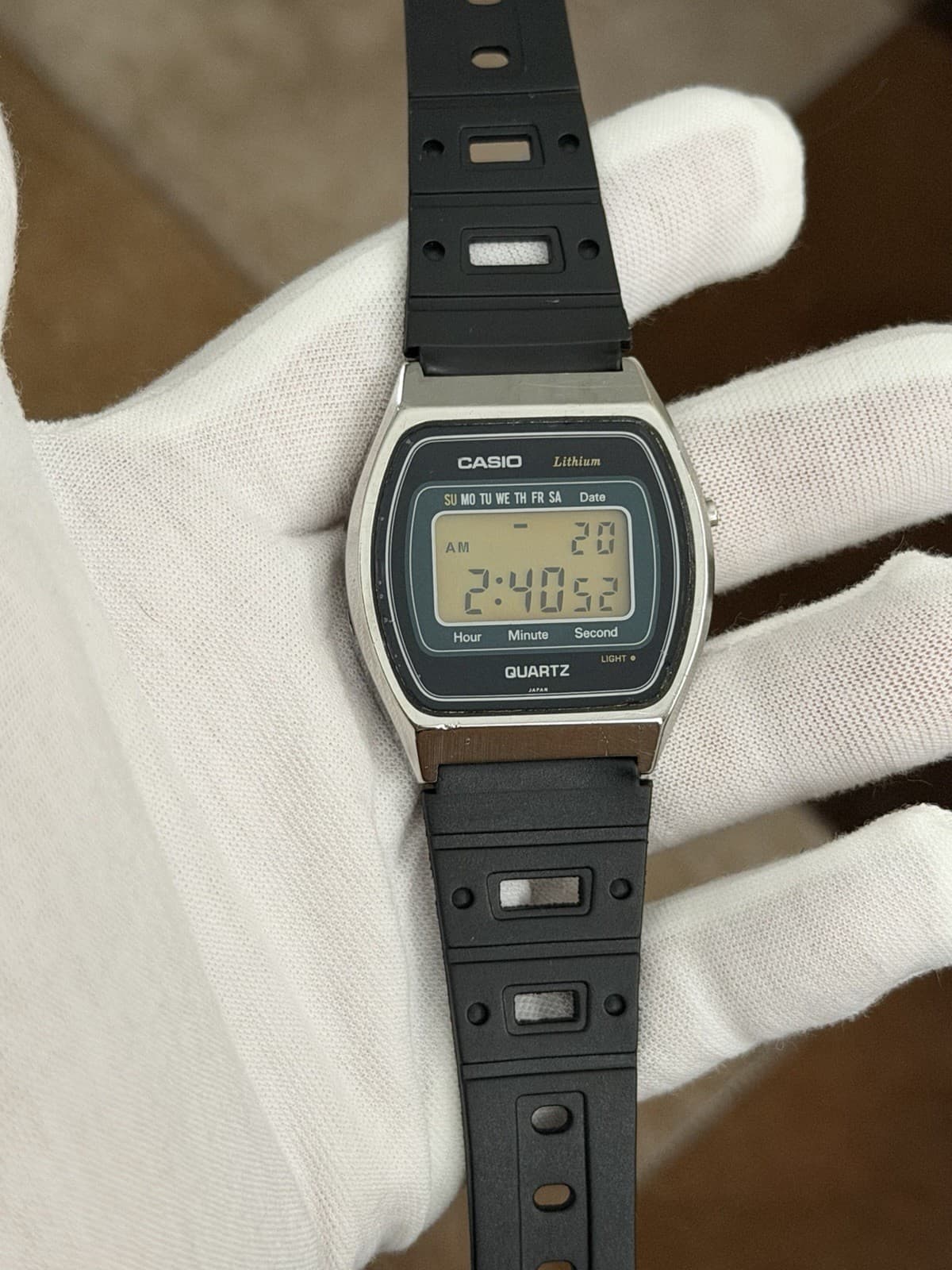 Rare Vintage Casio Quartz 111QS-34 Men’s Digital Sports Watch JDM 1970s - Image 1