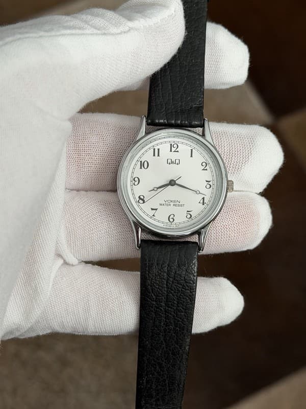 Vintage Citizen Q&Q Voken Men’s Classic Quartz Dress Watch JDM 1980s
