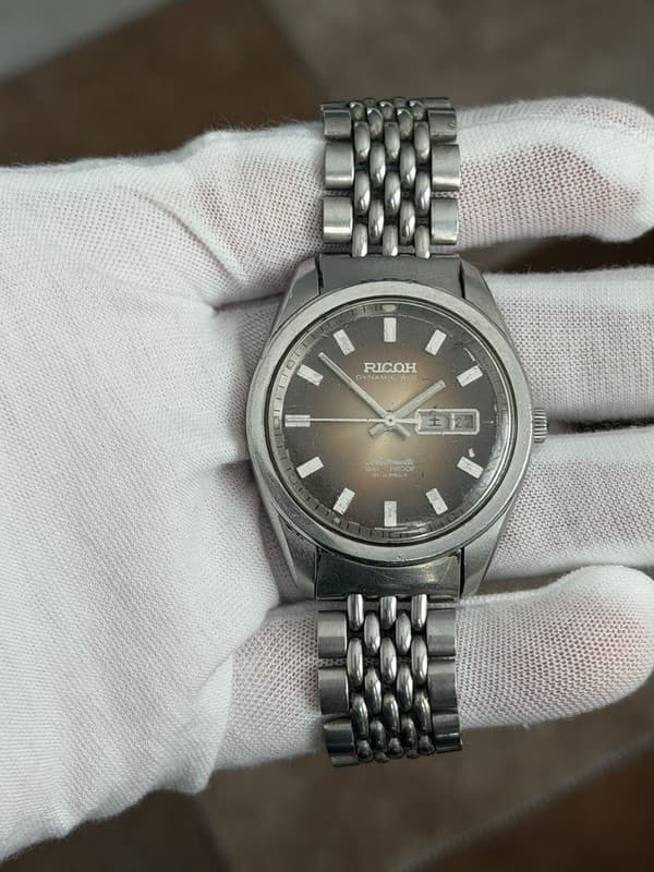 Rare Vintage Ricoh Automatic Men’s Classic Kanji Dress Sports Watch JDM 1960s
