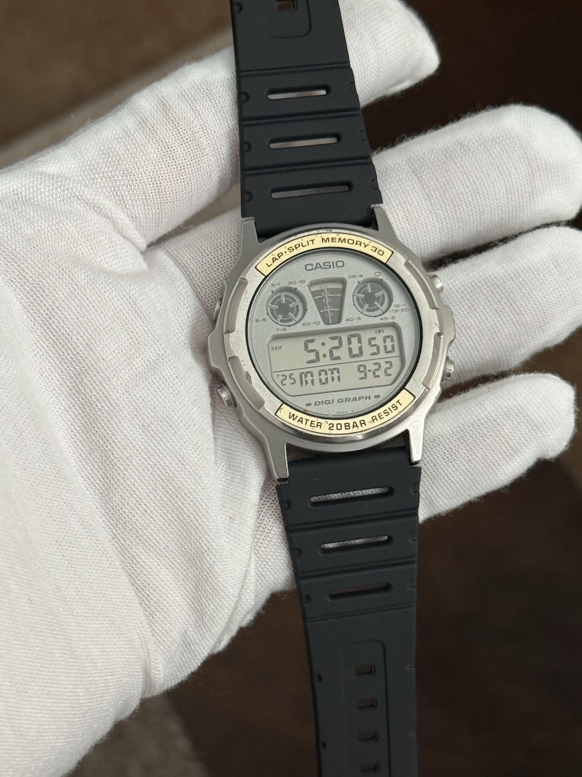 Rare Vintage Casio Digi Graph DW-3300 Men’s Digital Sports Watch JDM 1980s