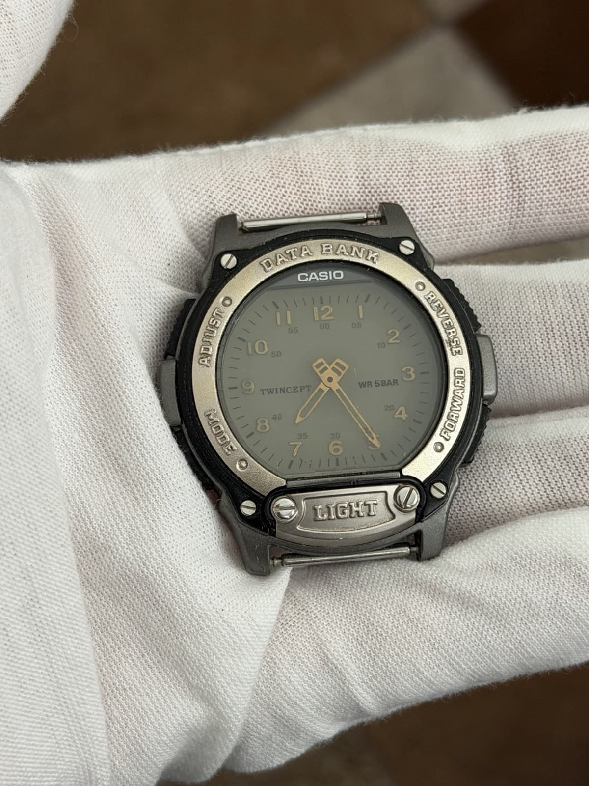 Rare Vintage Casio Twincept Data Bank ABX-62 Men’s Ana-Digi Sports Watch JDM 90s
