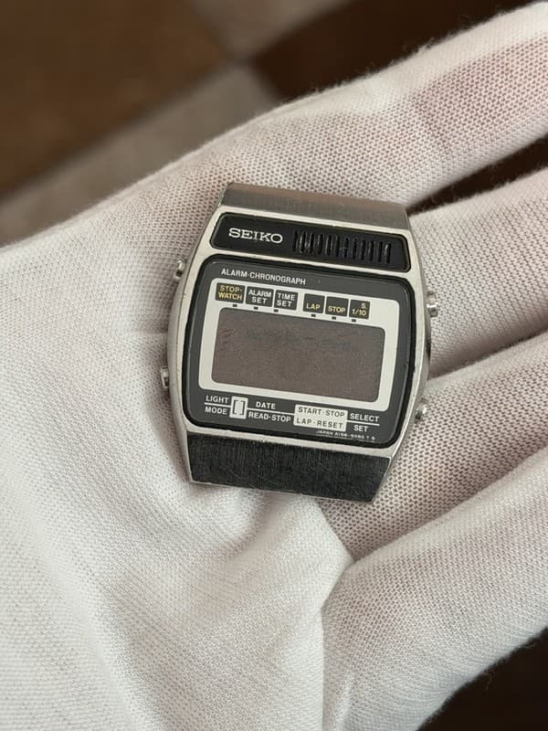 Rare Vintage Seiko Alarm Chronograph A158-5070 Digital Sports Watch JDM 1970s