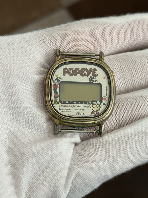 Rare Vintage Citizen Vega Popeye Digital Animation Watch JDM 1980s 9468-391471