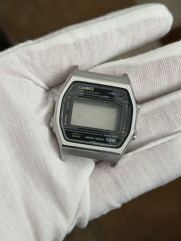 Rare Vintage Casio Marlin W-36 Alarm Chronograph Sports Watch JDM - Case Only