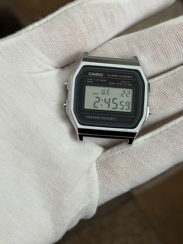 Vintage Casio Alarm Chrono A158W Men’s Digital Sports Watch JDM 1990s Module 593