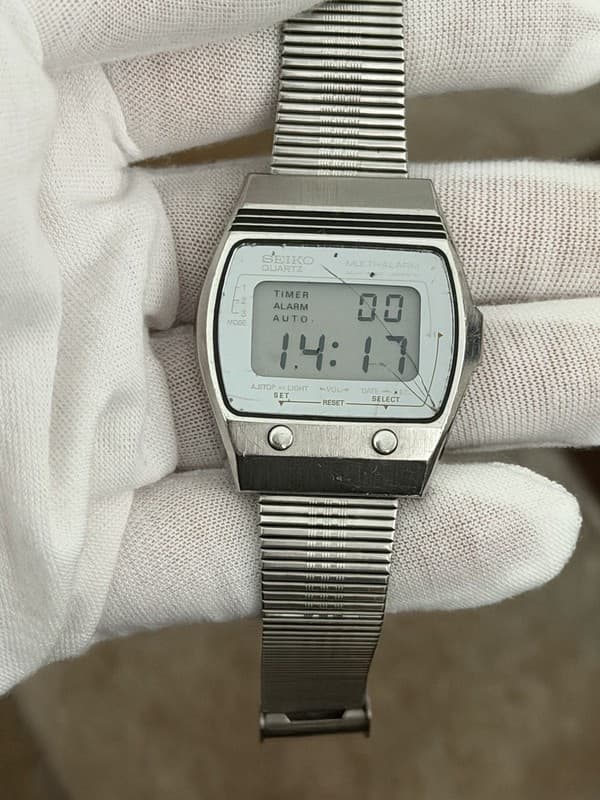 Rare Vintage Seiko Quartz Multi-Alarm A029-5000 Digital Sports Watch JDM 1970s